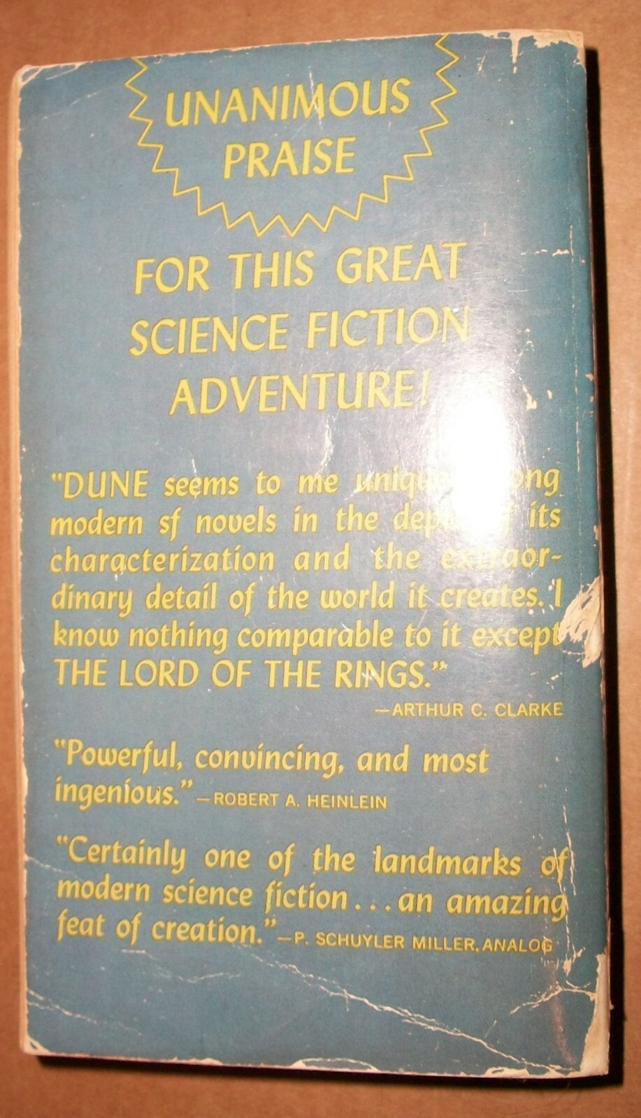 Dune Ace #17261 paperback 1965 $1.25 cvr thus 2nd print Frank Herbert lo-grde AC