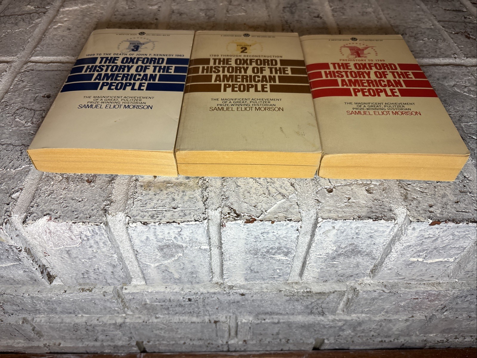 The Oxford History Of The American People Vol. 1, 2 & 3, Samuel Eliot Morison