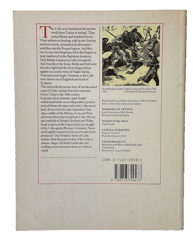 Celtic Warriors: 400 Bc – 1600 Ad – Tim Newark SC Free USA Shipping