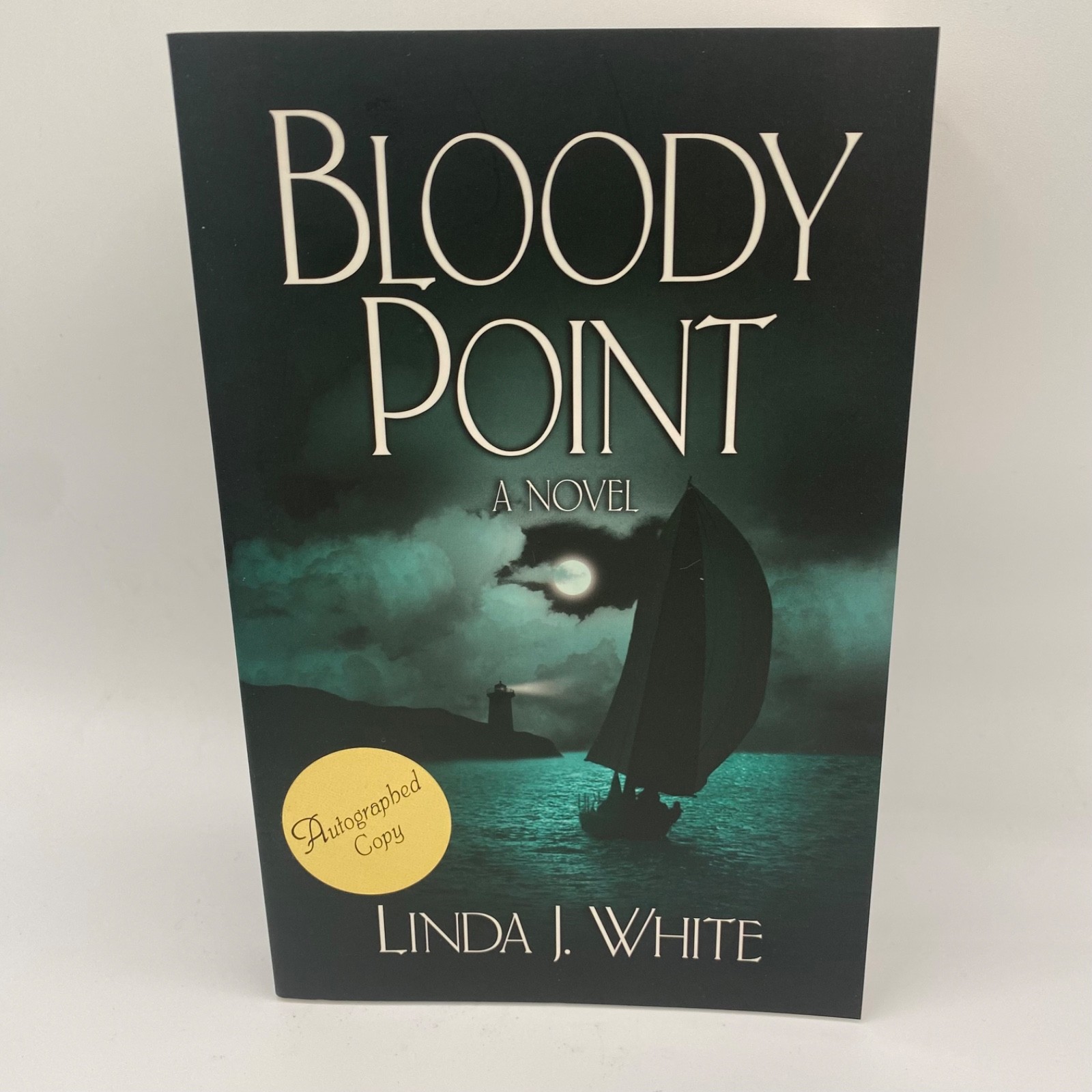 Lot of SIGNED books by Linda J. White – Seeds of Evidence, Bloody Point + 1, PB