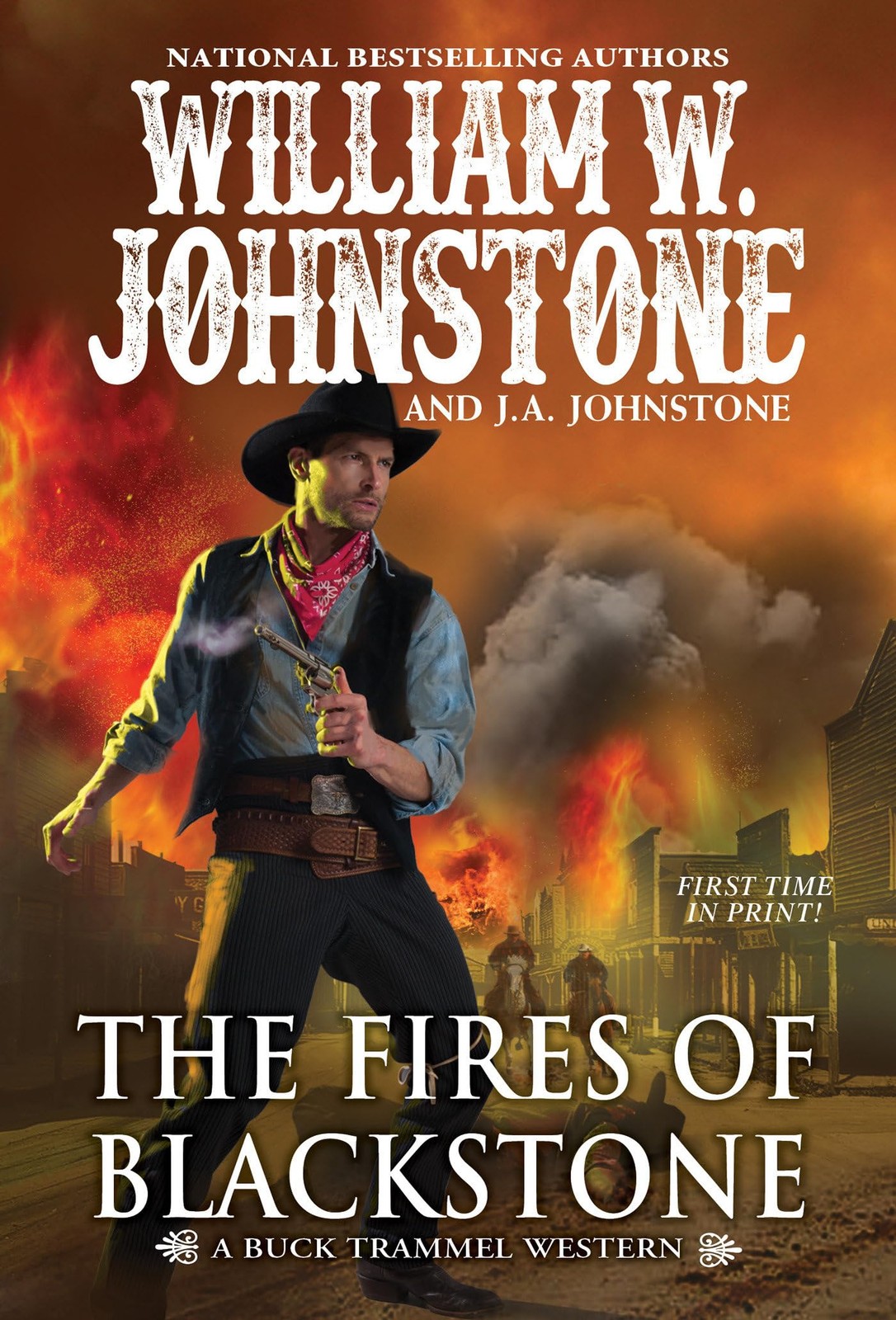 The Fires of Blackstone (The Buck Trammel Western) – mass market paperback J…