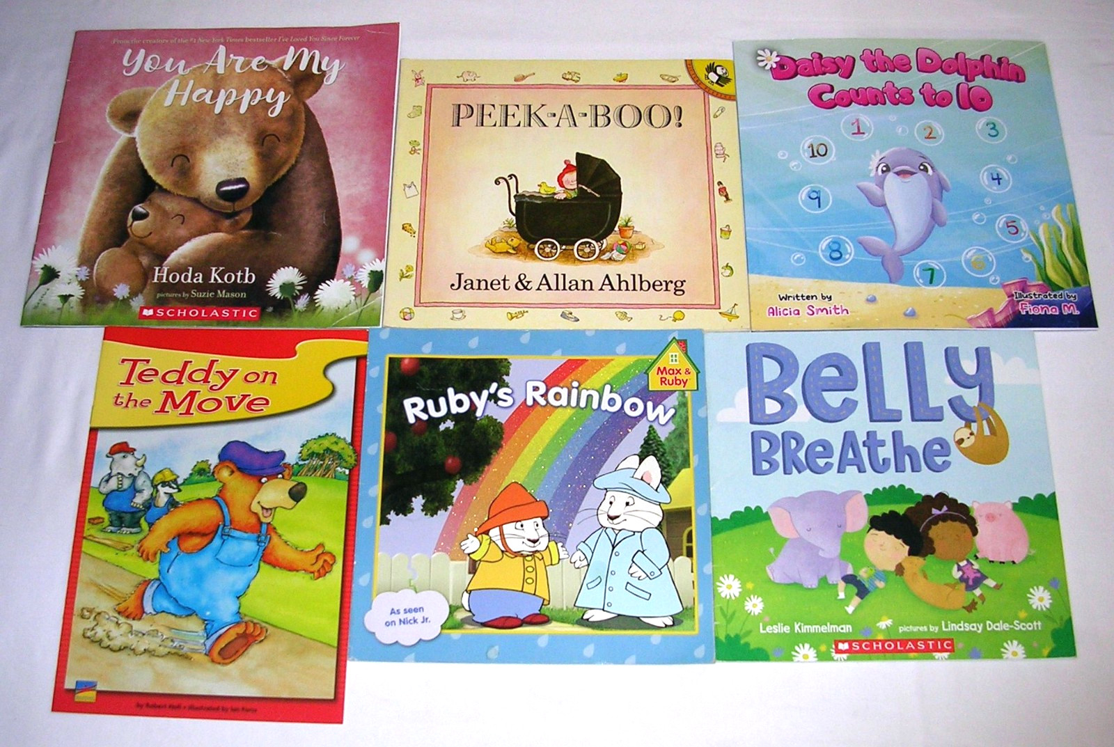 Lot of 60 Children’s Picture Books: Toddler, Preschool, Beginner Level Reading