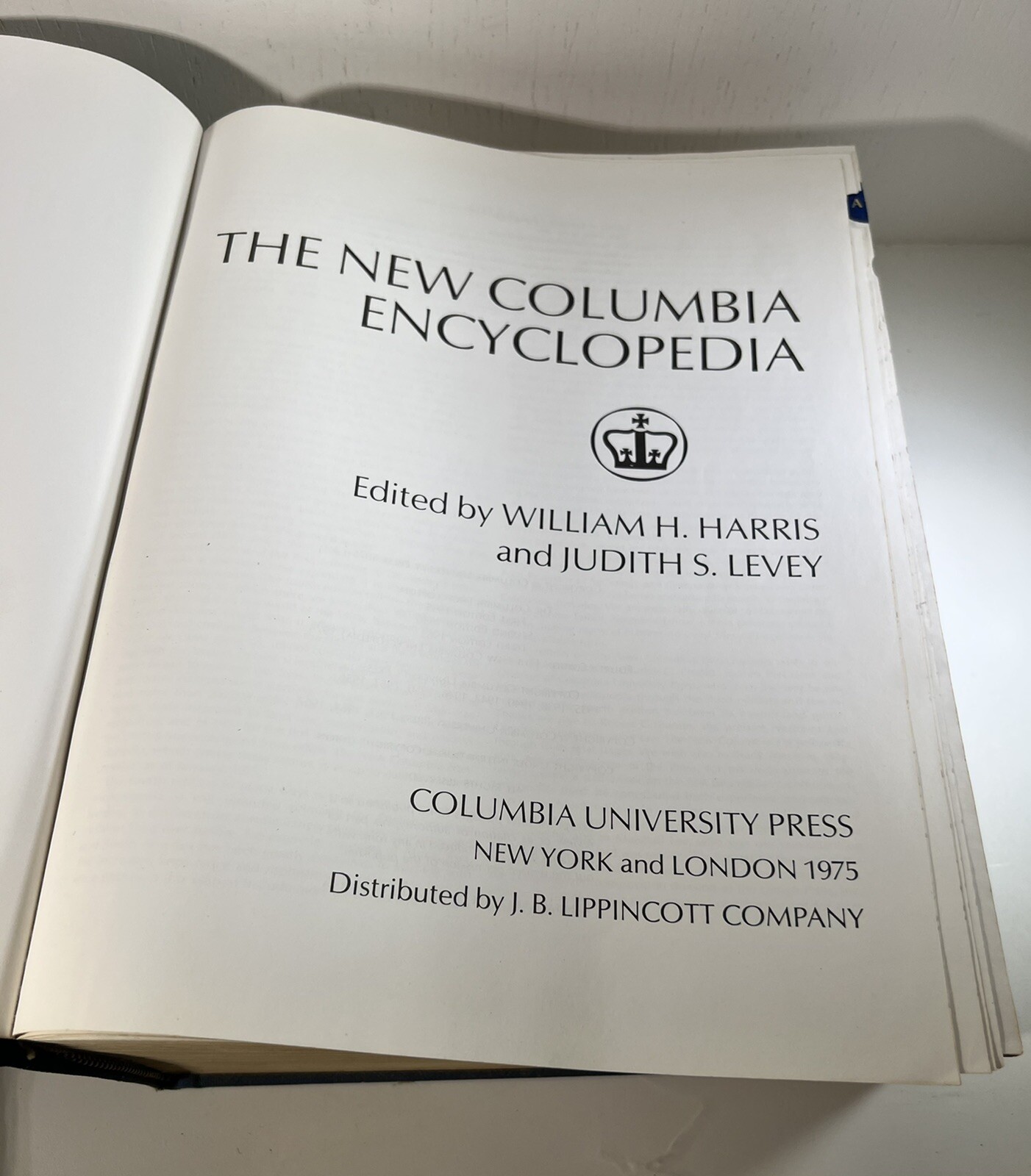 The New Columbia Encyclopedia fourth edition 1975