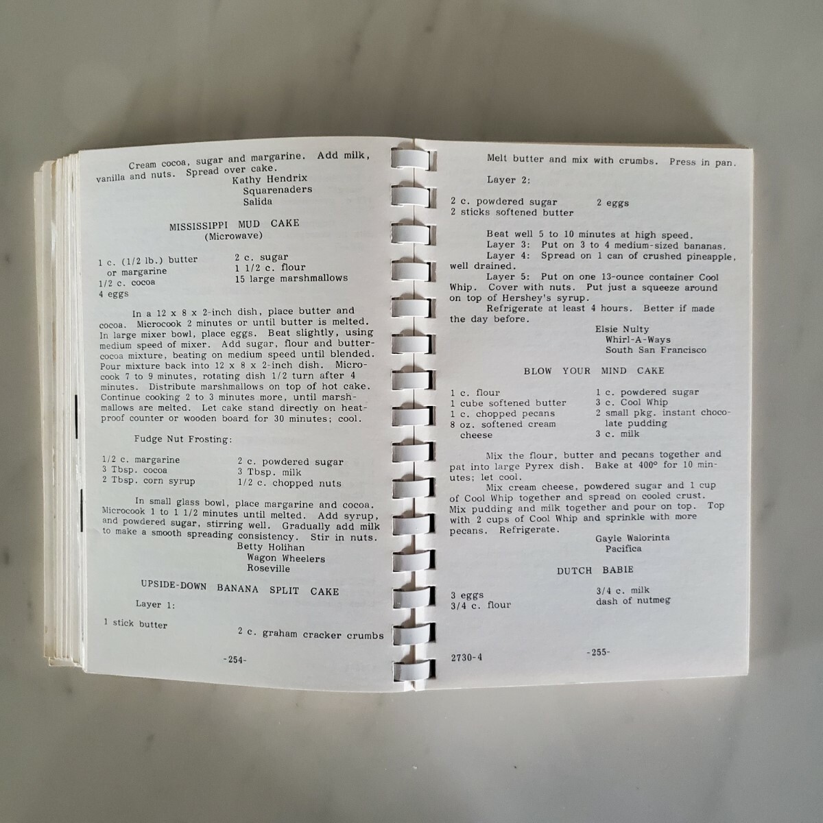 A Taste of California – State Square Dancers Collection of Recipes-Cookbook 1985