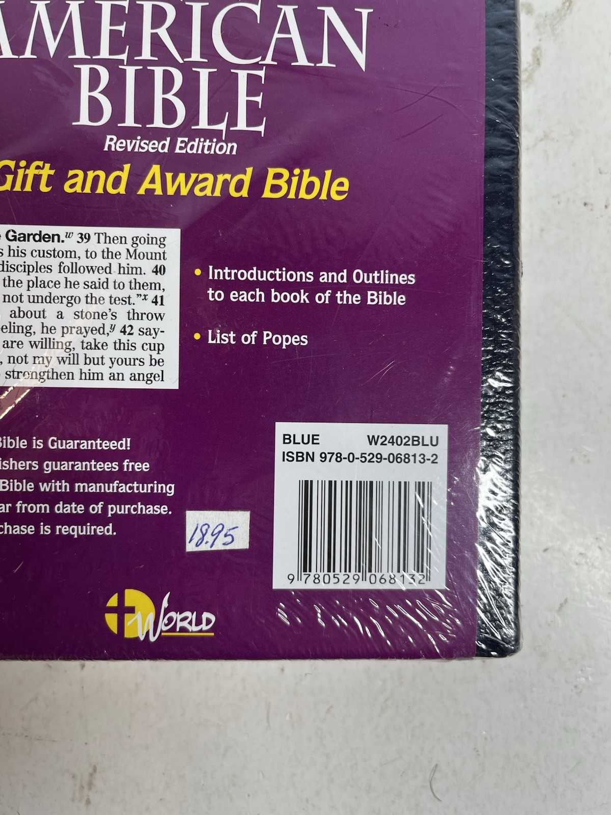 THE NEW AMERICAN BIBLE Official Catholic Bible By World Catholic Press BRAND NEW