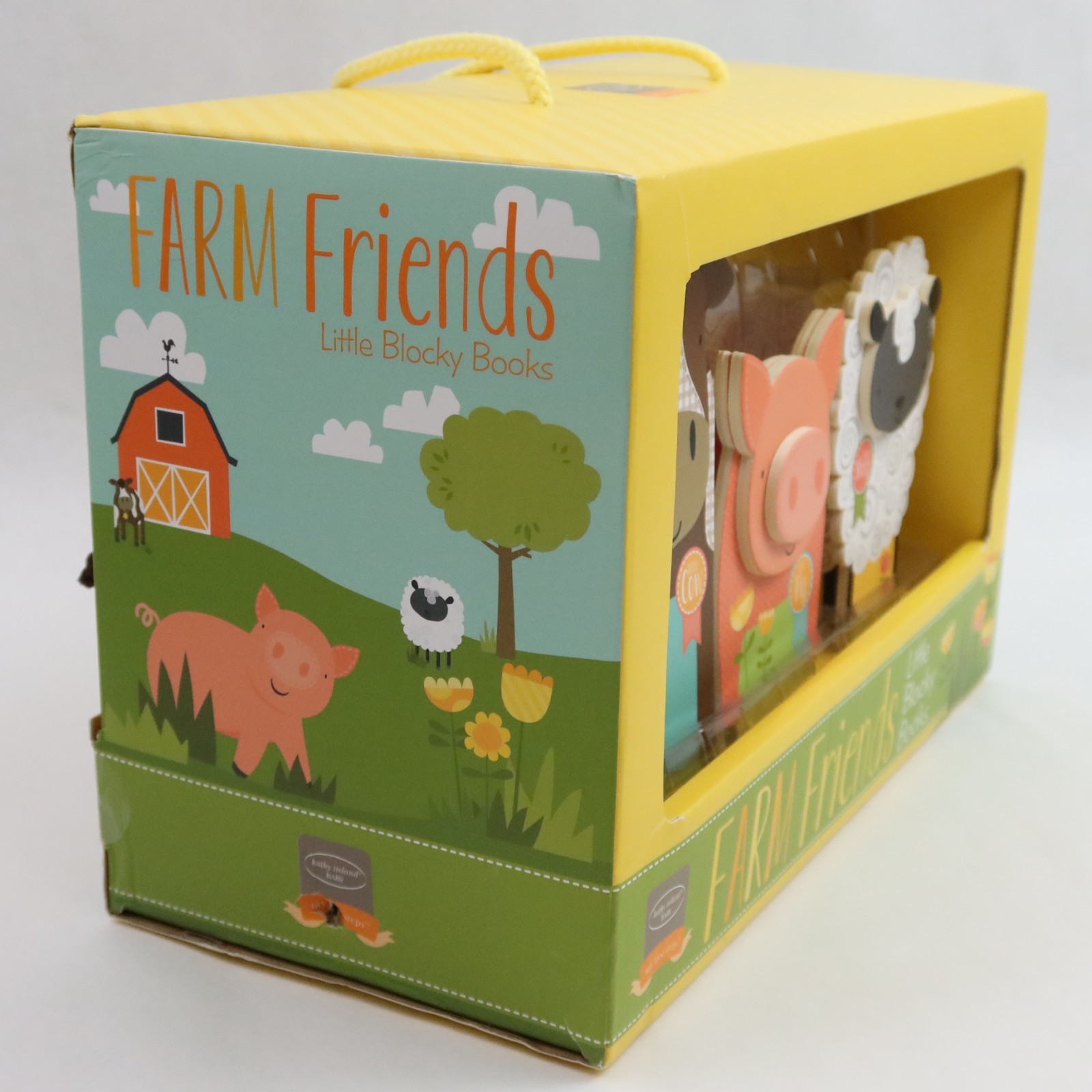 Bendon Farm Friends Little Blocky Books Set Cow Pig Sheep Baby Board Books Kids