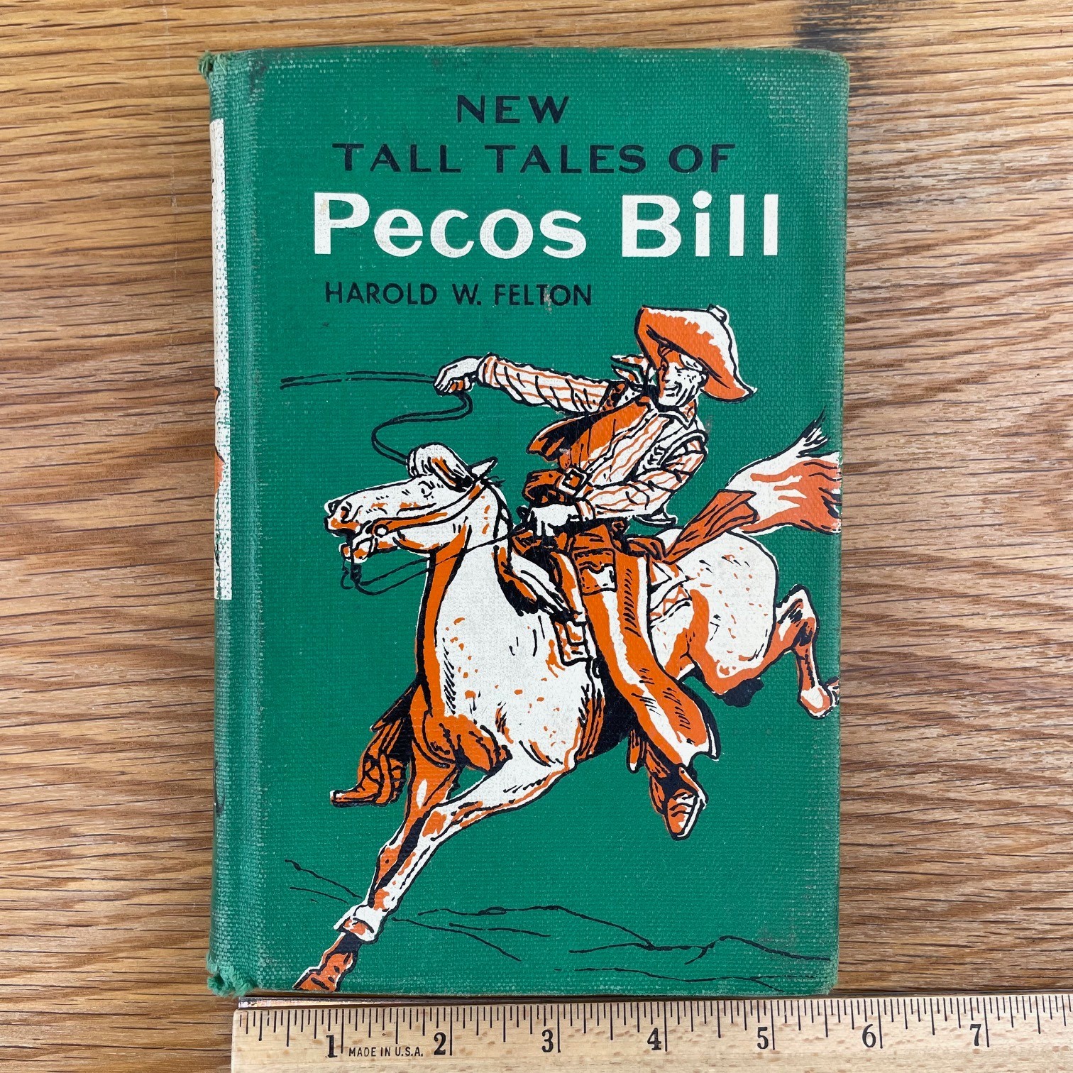 Vintage 1958 New Tall tales Of Pecos Bill Hardcover Book – Discard