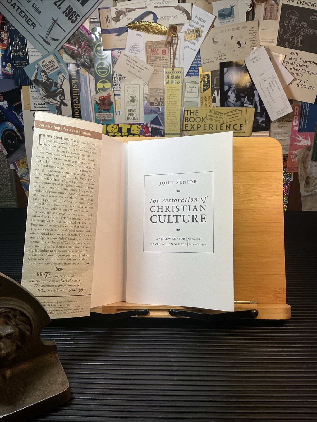 The Restoration of Christian Culture by John Senior PB/DJ