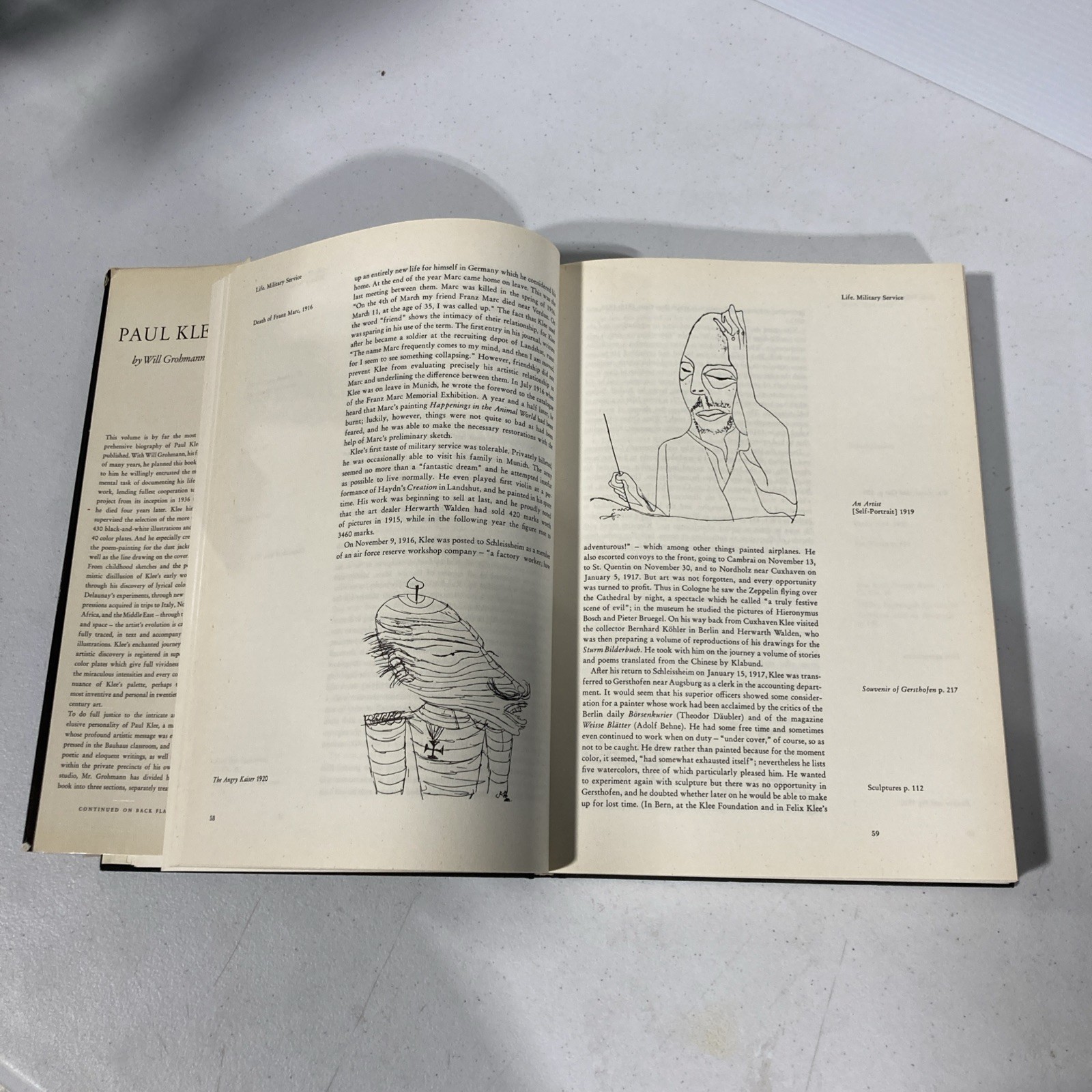 Paul Klee by Will Grohmann (Hardcover + Dust Jacket) Color Pictorial Abrams