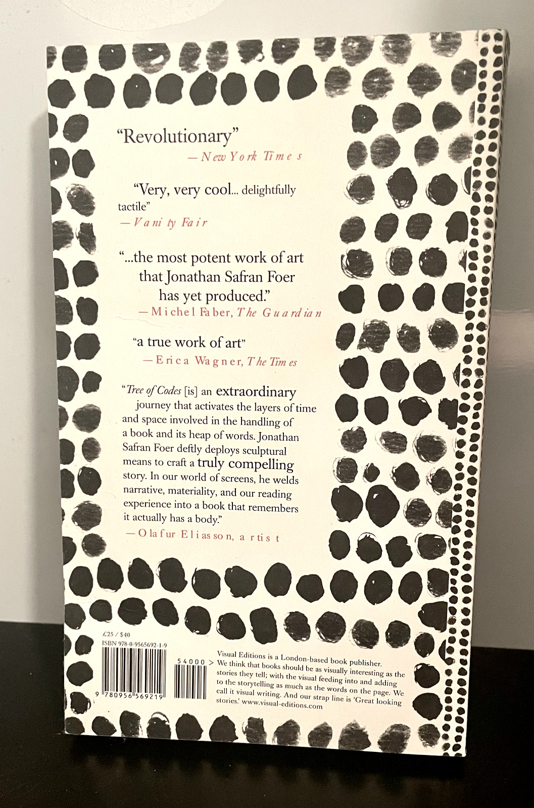 Tree of Codes by Jonathan Safran Foer (2010, Paperback)