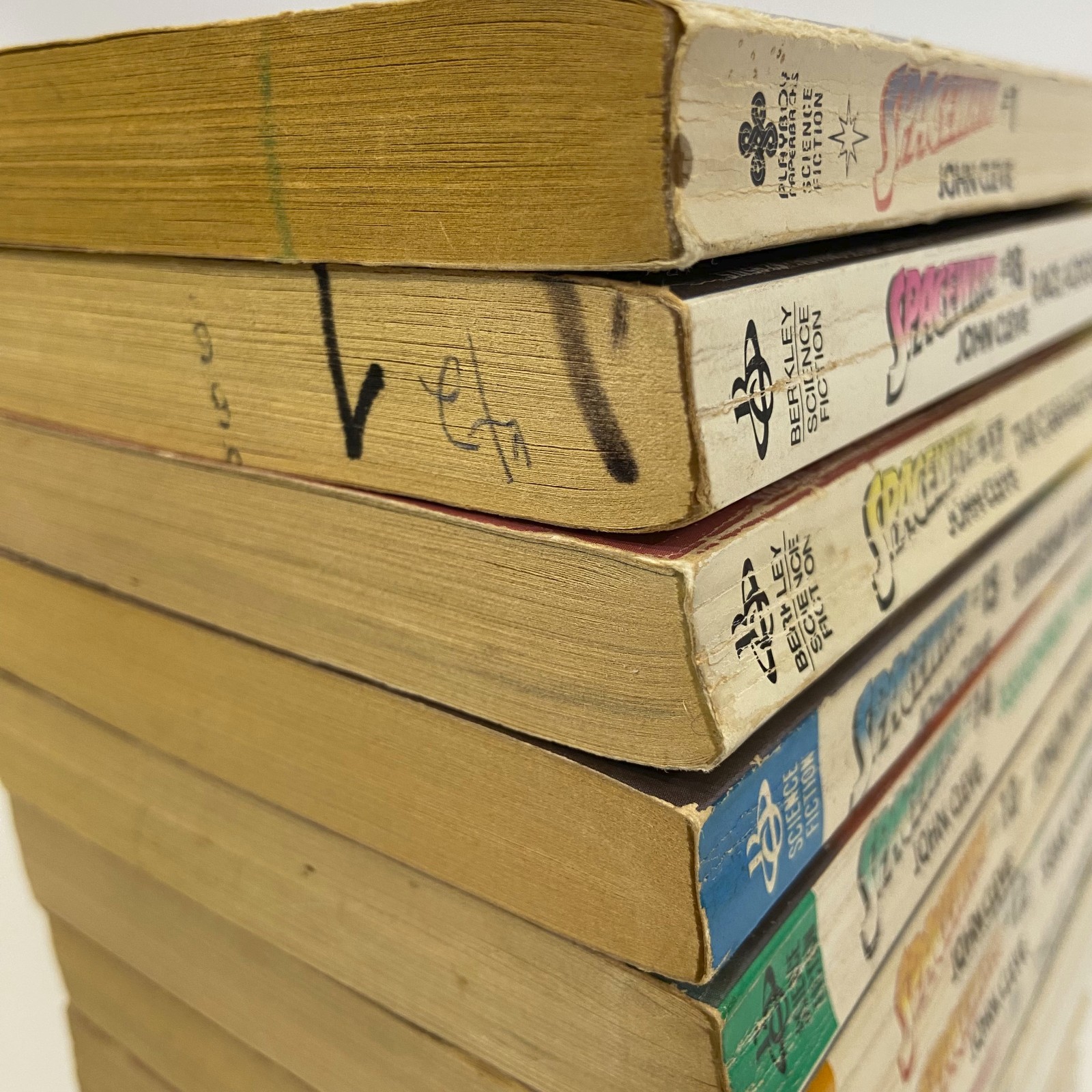 15 John Cleve Spaceways Series Misc Volumes MMPB VTG Science Fiction Novels Lot