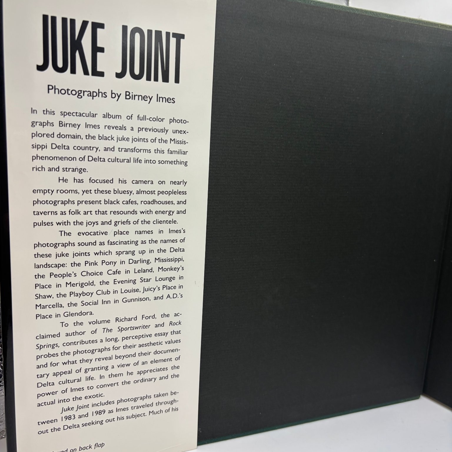 Juke Joint Photographs Birney Imes 1990 Mississippi Delta Blues Culture Photo