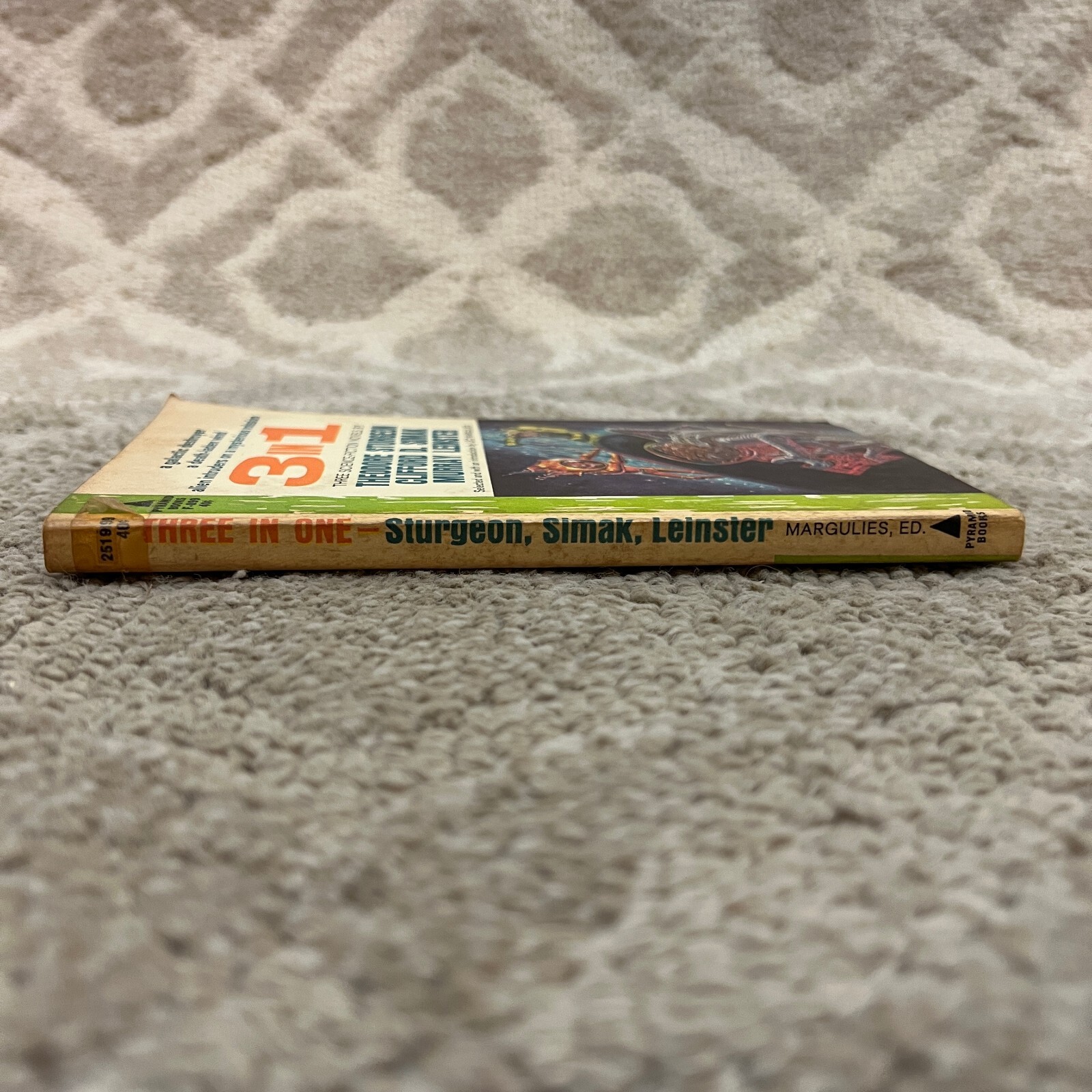 Three in One Science Fiction Paperback Book by Leo Margulies Pyramid 1963