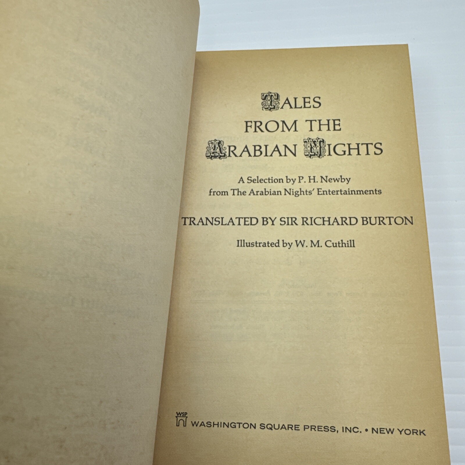 Tales from the Arabian Nights 1967 PB Washington Square Press Richard Burton