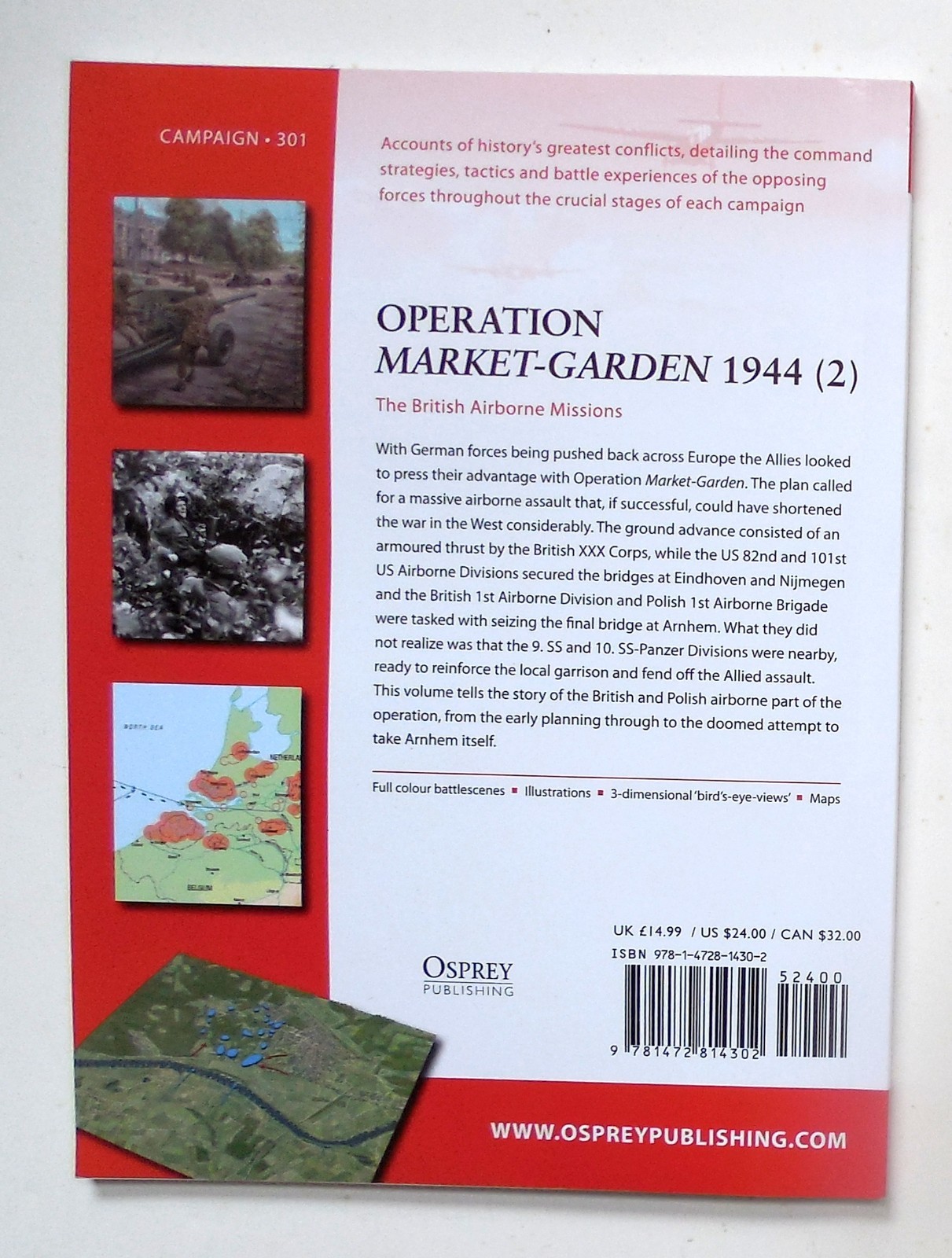 Osprey Campaign Series “Operation Market-Garden 1944 (2) – British ” Book # 301