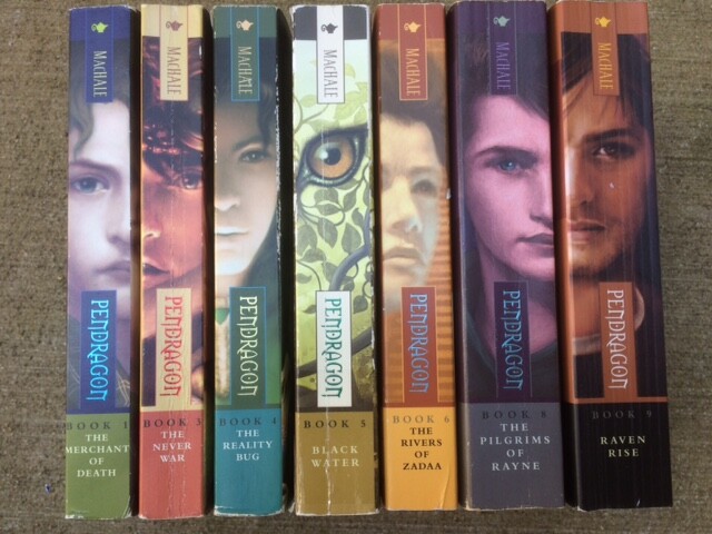 Pendragon complete series 1-10 set MacHale 1 2 3 4 5 6 7 8 9 10 PB/HB mixed lot