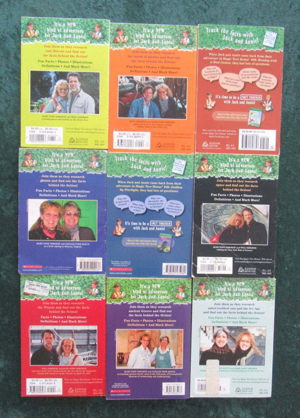LOT 6 MAGIC TREE HOUSE RESEARCH GUIDES BY MARY POPE OSBORNE & NATALIE POPE BOYCE