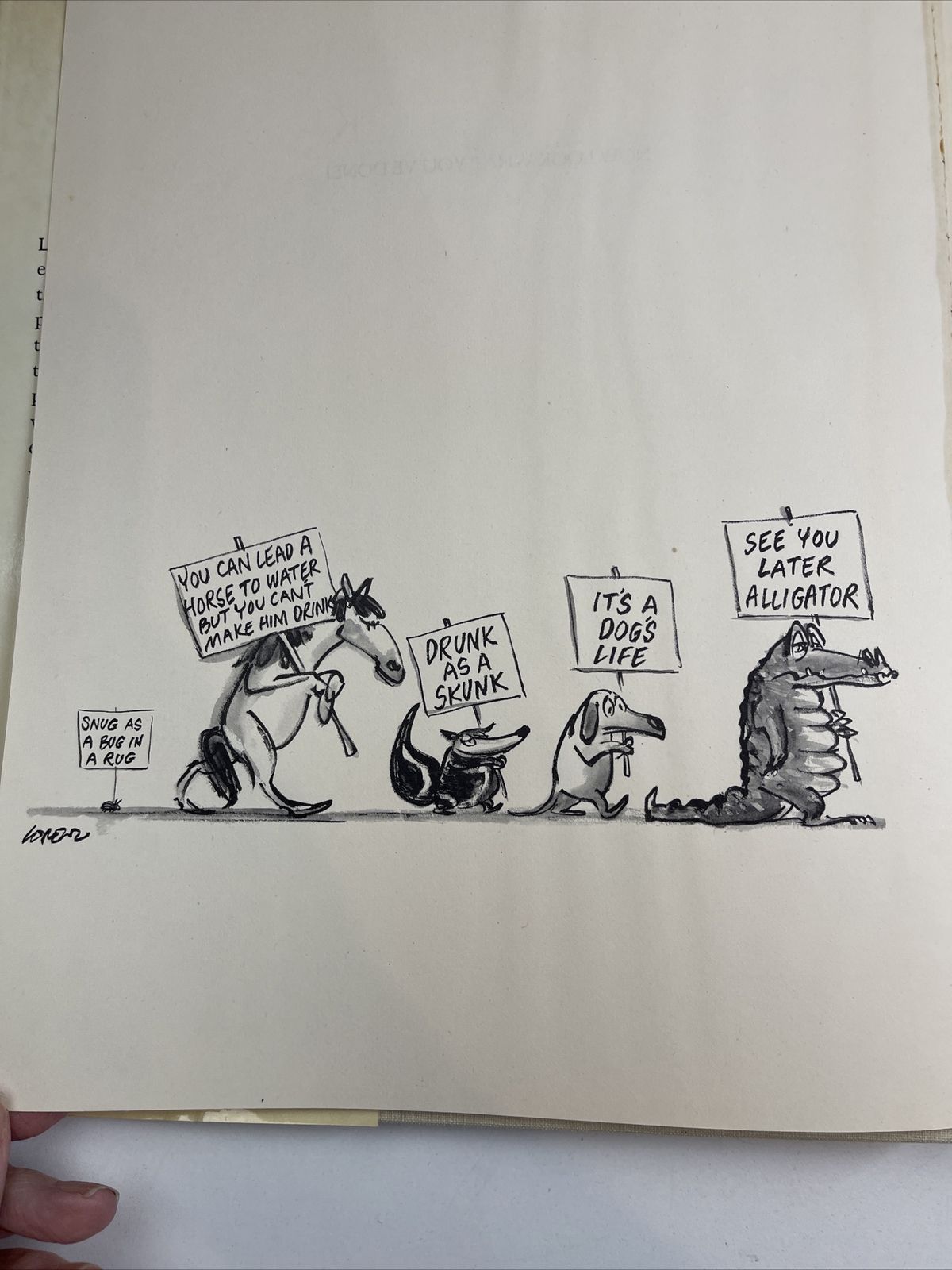 Now Look What You’ve Done! Cartoons by Lee Lorenz 1977 1st Edition HCDJ