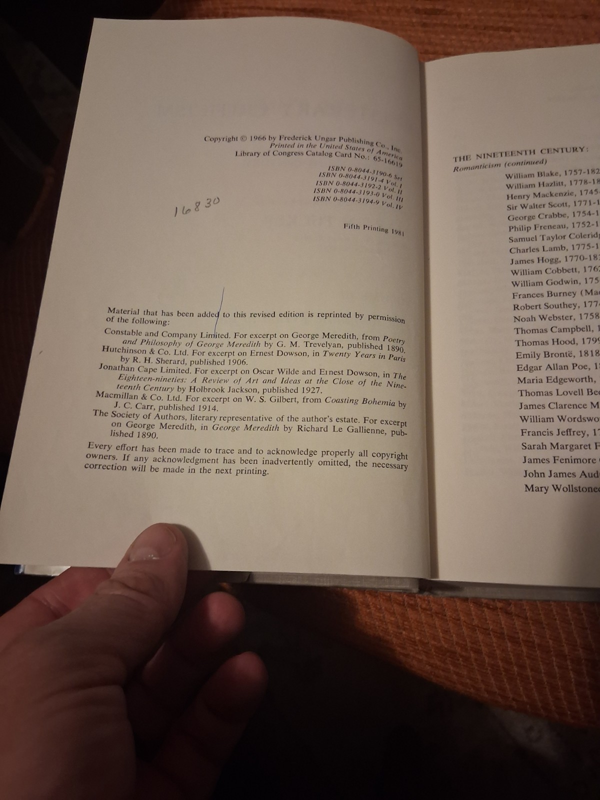 Moulton’s library of literary criticism of english and American authors. 1981