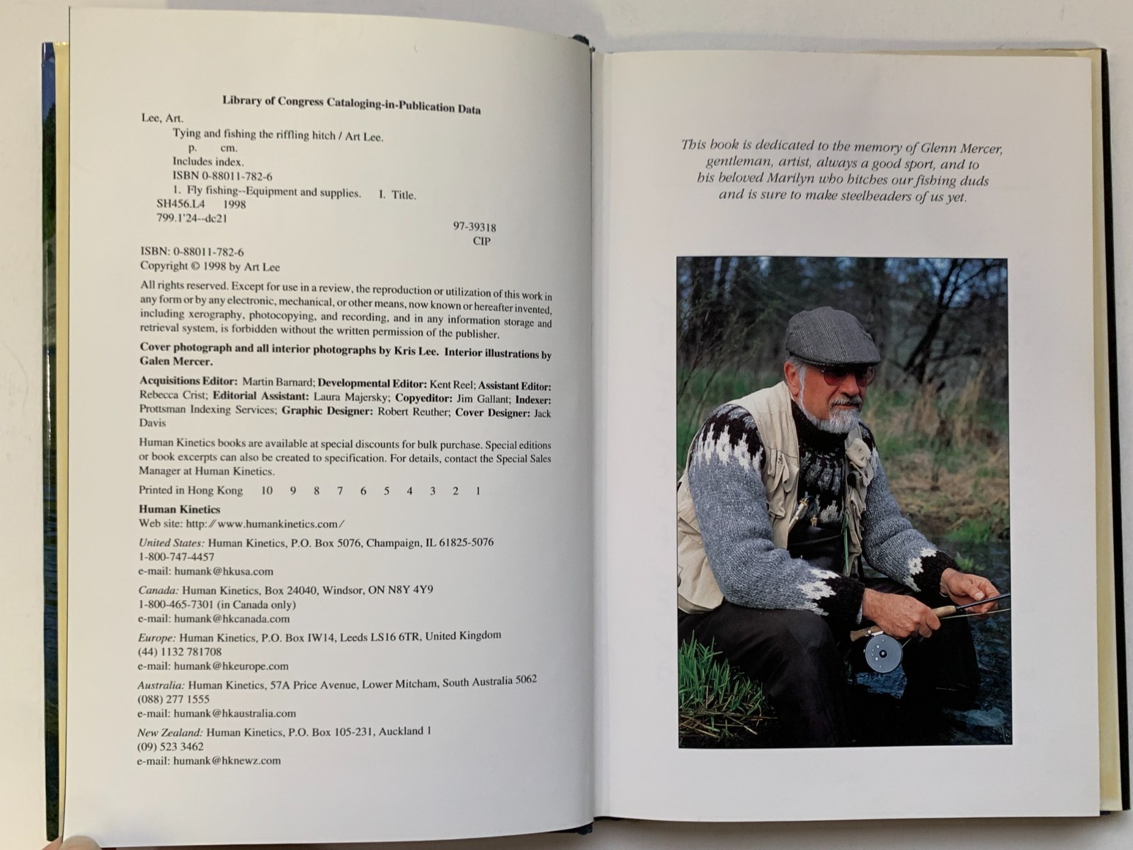 Tying & Fishing RIFFLING HITCH technique for salmon & steelhead ART LEE 1st Edn.