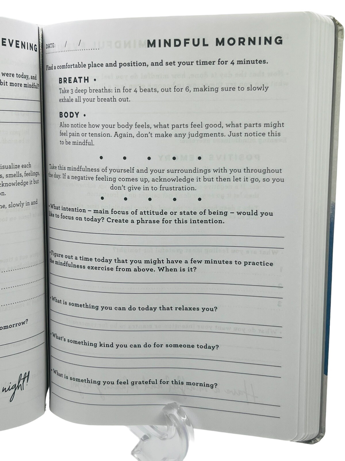 The Mindfulness Guided Daily Journal 260 Pages 8×6 in Softcover Gift Men Women