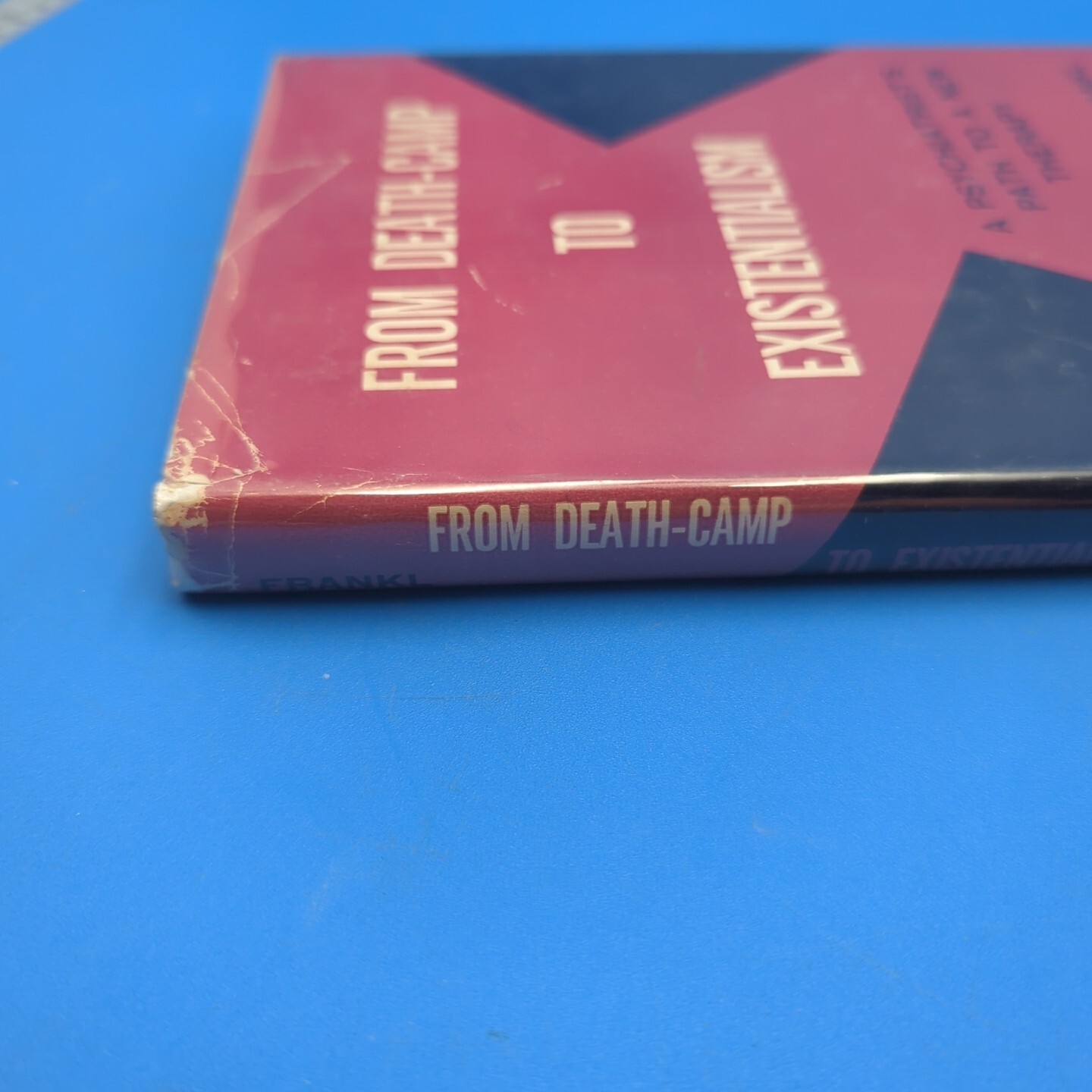 From Death-Camp to Existentialism Viktor Frankl 1959 1st Edition 1st Print HCDJ