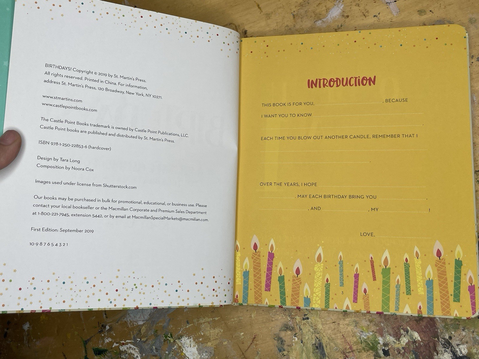 1-18 Birthdays Memory Book A Keepsake to Celebrate Each Year Grad Gift Family