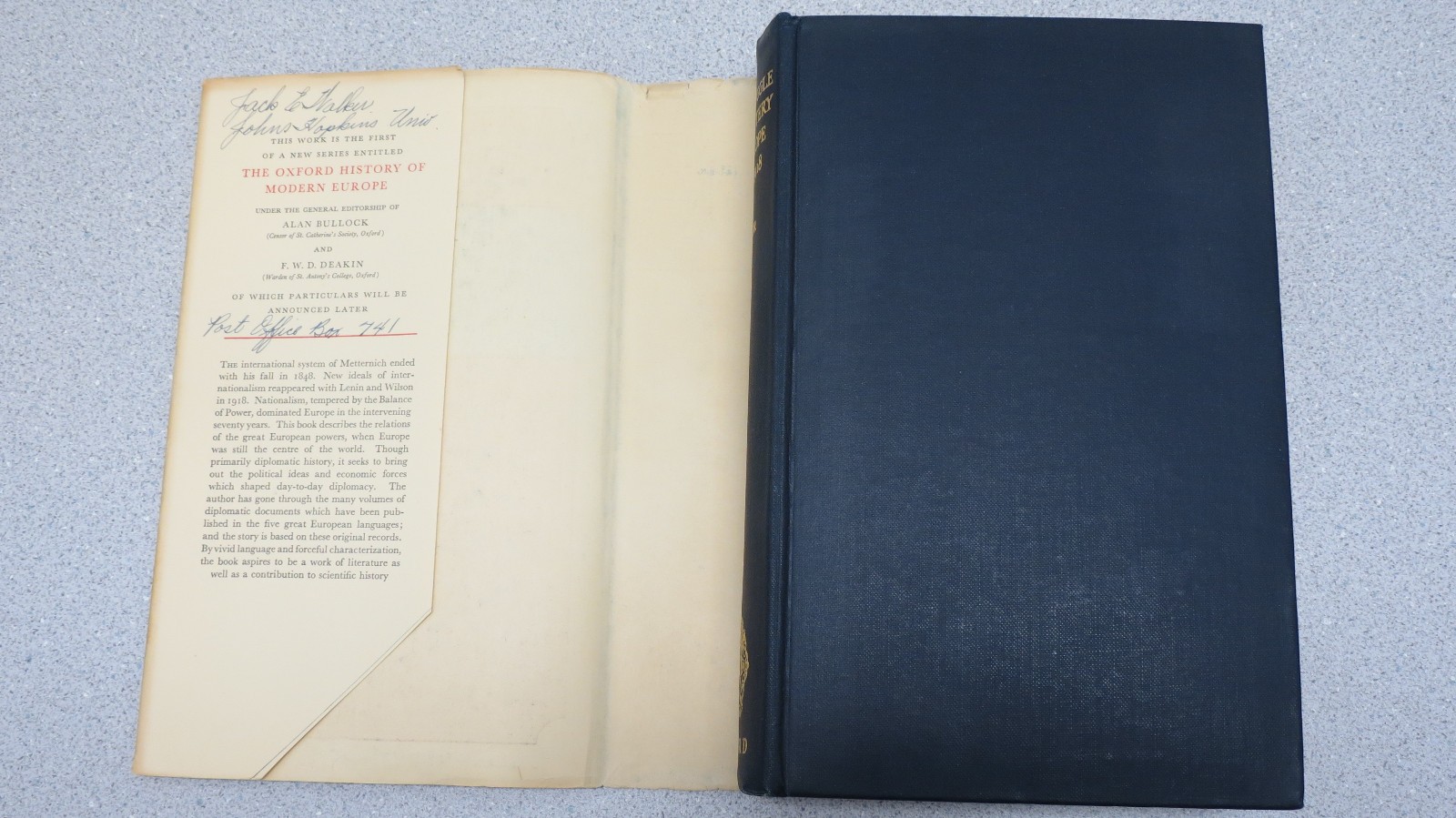 The Struggle for Mastery in Europe 1848-1918 by Taylor – Oxford Press hardcover