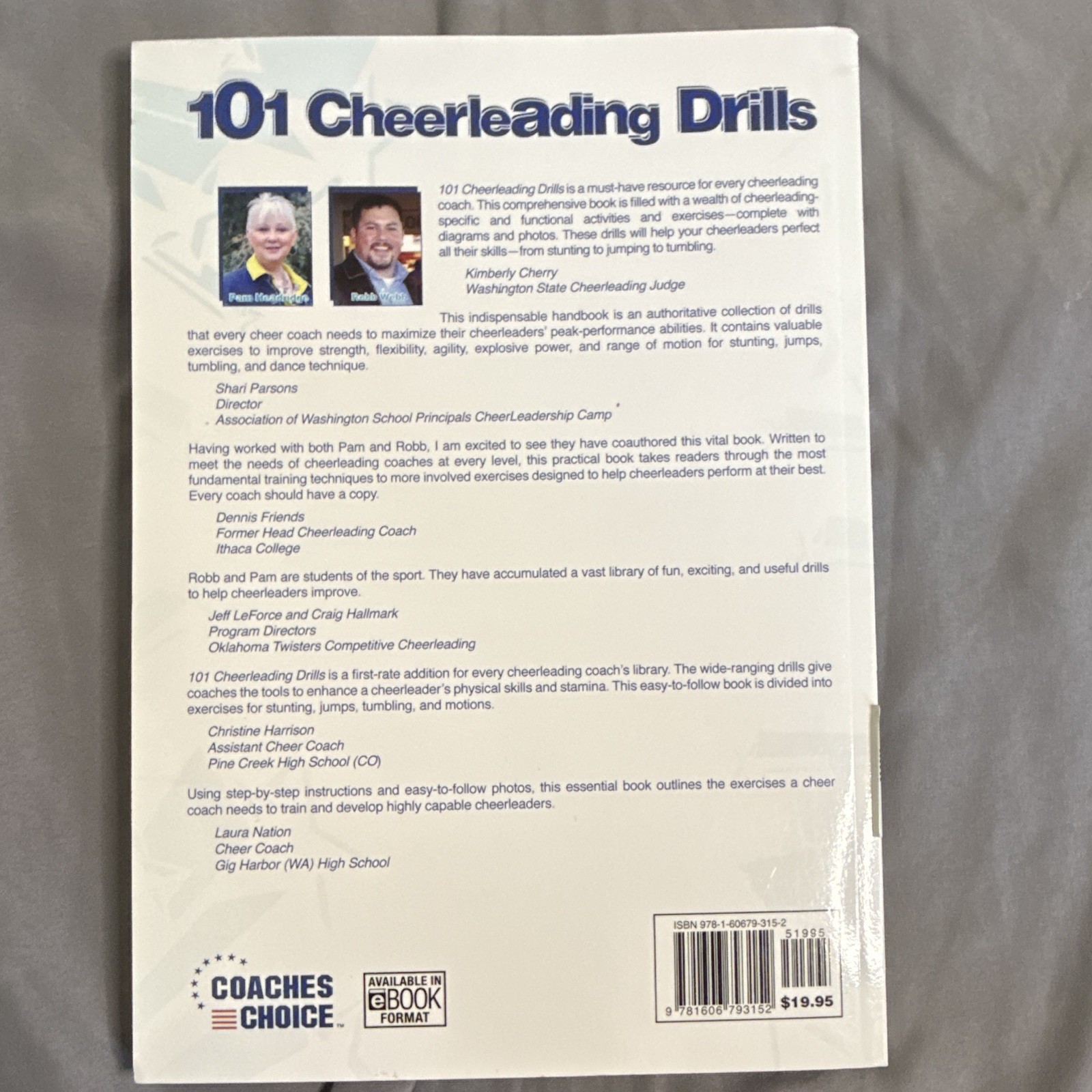 101 Cheerleading Drills Pam Headridge Robb Webb PB 2015 Coaches Choice