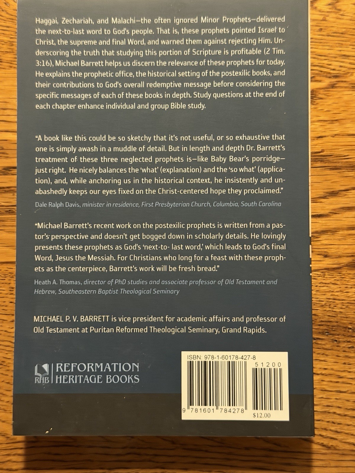 Next to the Last Word : Service, Hope, and Revival in the Postexilic by Barrett