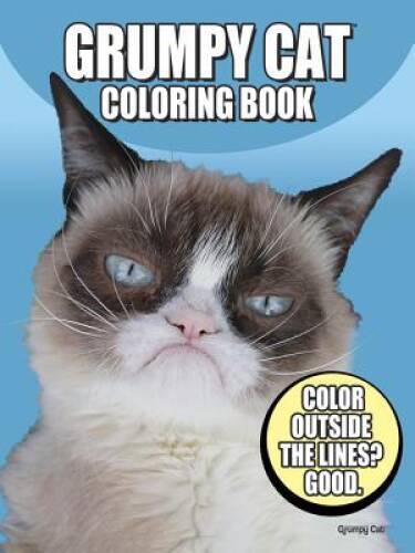 Grumpy Cat Coloring Book (Dover Coloring Books for Children) – Paperback – GOOD