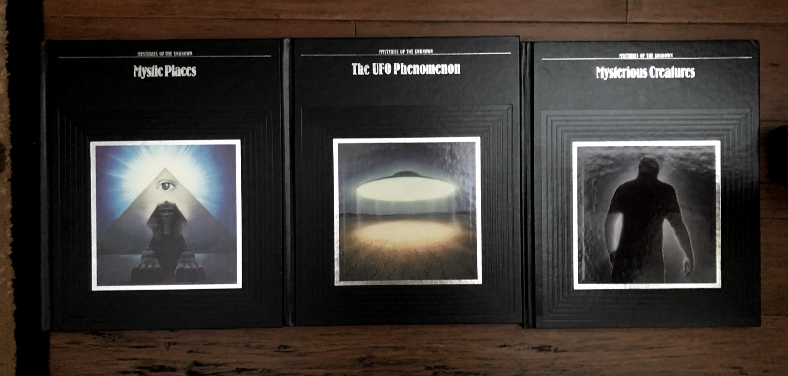 Mysteries of the Unknown, Time Life Set of 3 books Mystic Places UFOs Creatures