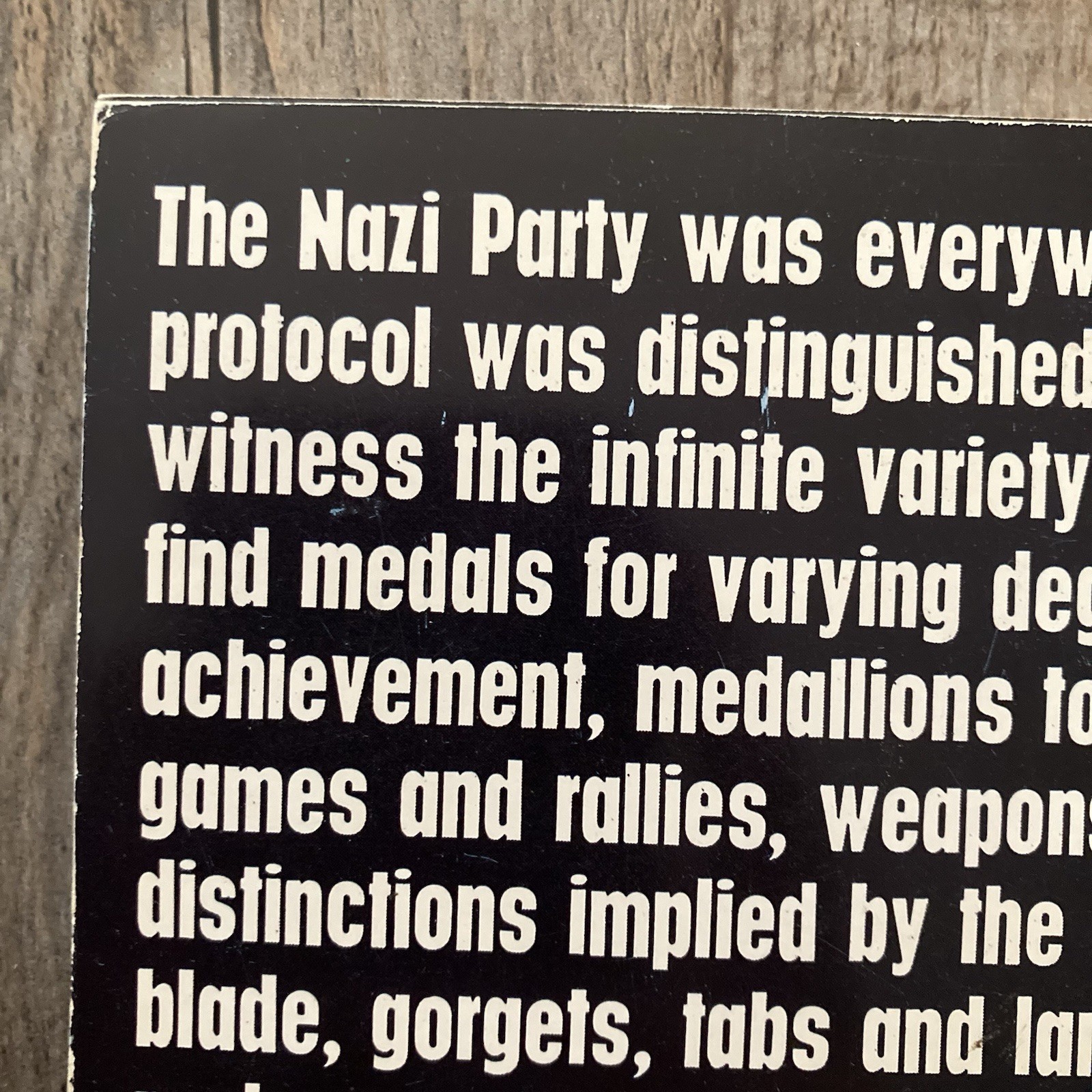 Nazi Regalia by Jack Pia 1980 Trade Paperback Ballantine Illustrated History BB