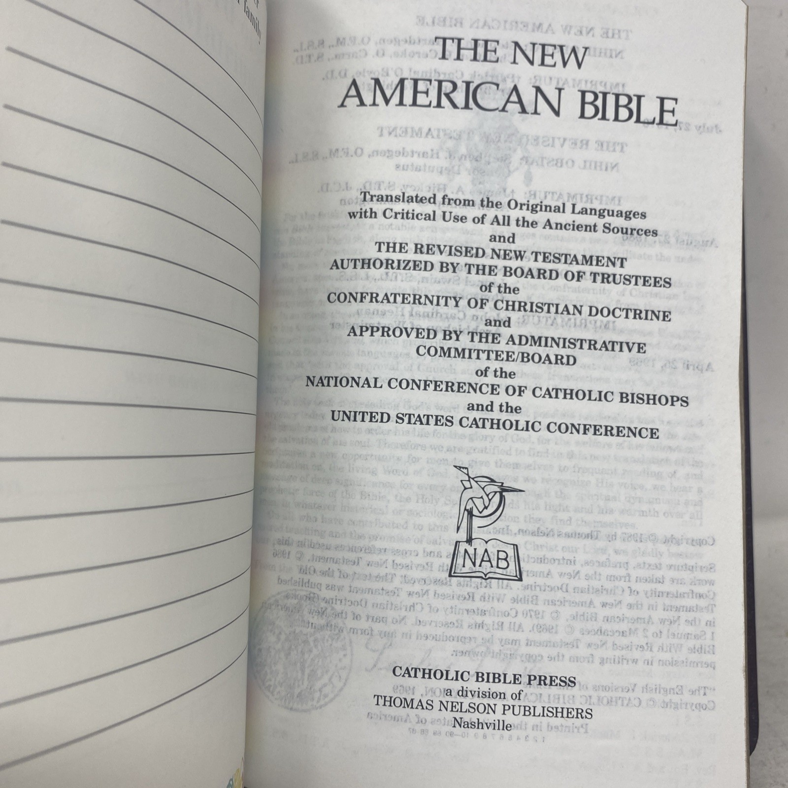 Catholic Gift And Study Bible Catholic Bible Press In Box