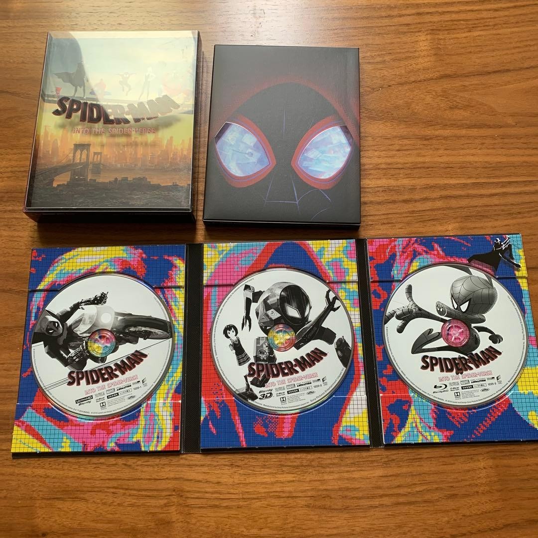 Spider-Man Into the Spider-Verse Blu-ray Set 3-Disc Special Edition