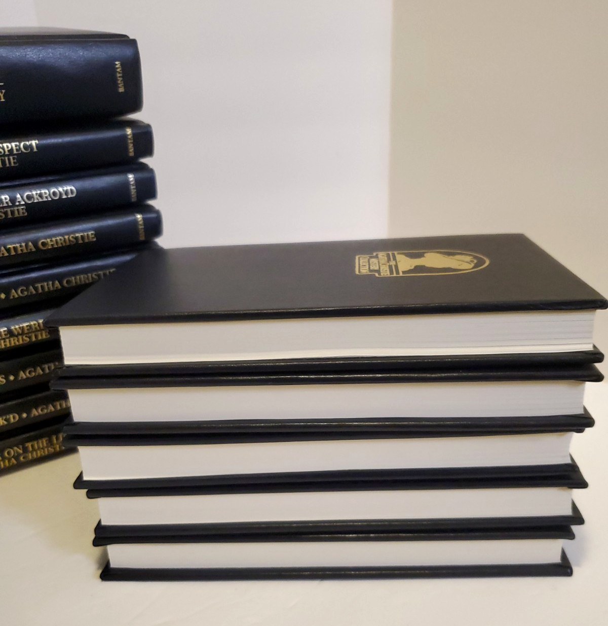 Agatha Christie Mystery Collection Bantam Leatherette HC Editions – Lot of 19