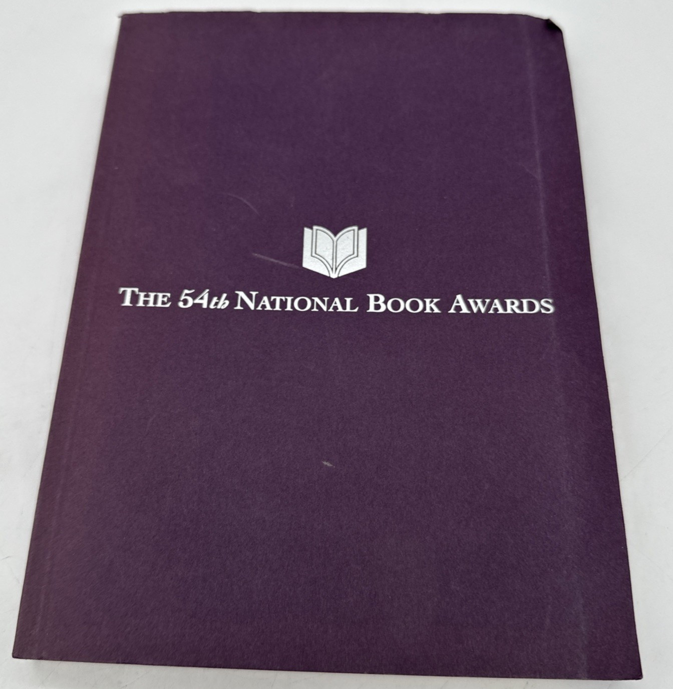 54th National Book Awards Program November 2003 Stephen King Notable Good