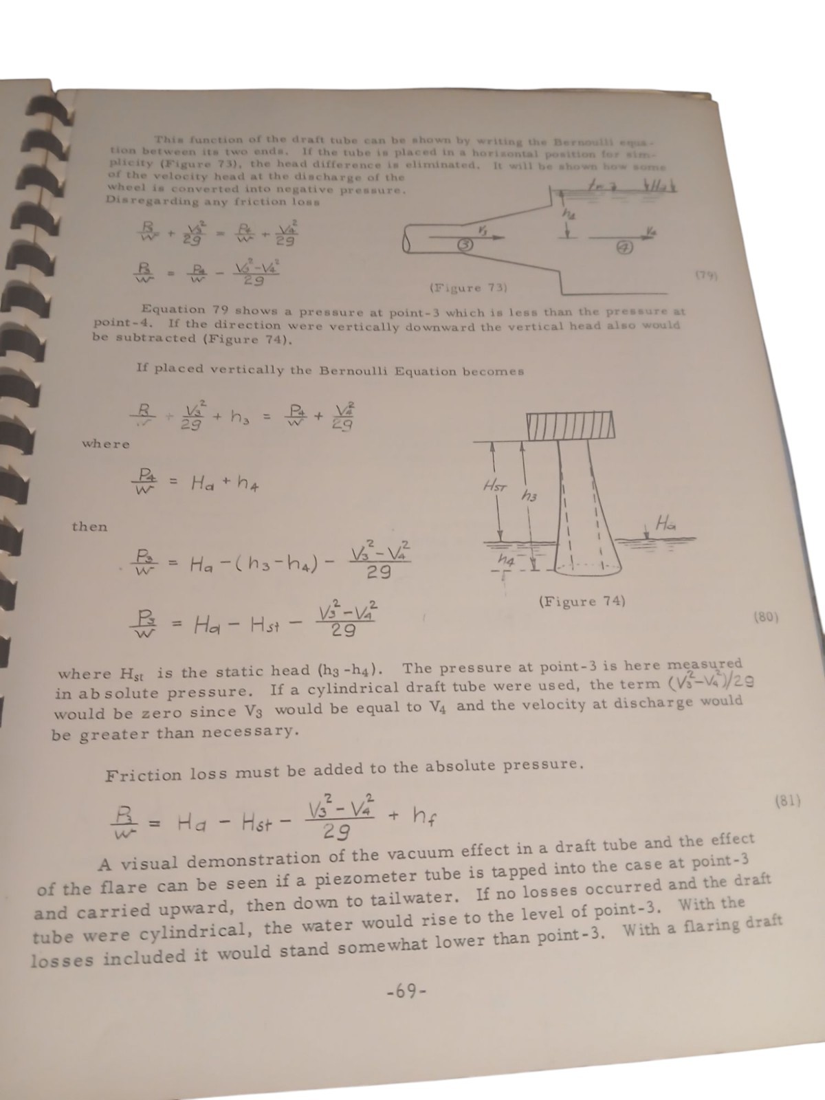 Fundamentals Of Hydraulic Machinery By H. W. Wood, Jr Paperback 1957