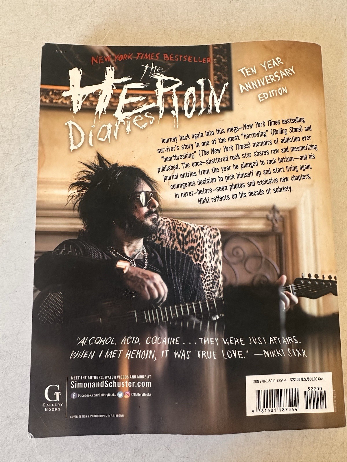 The Heroin Diaries: A Year in the Life of a Shattered Rock Star by Sixx, Nikki