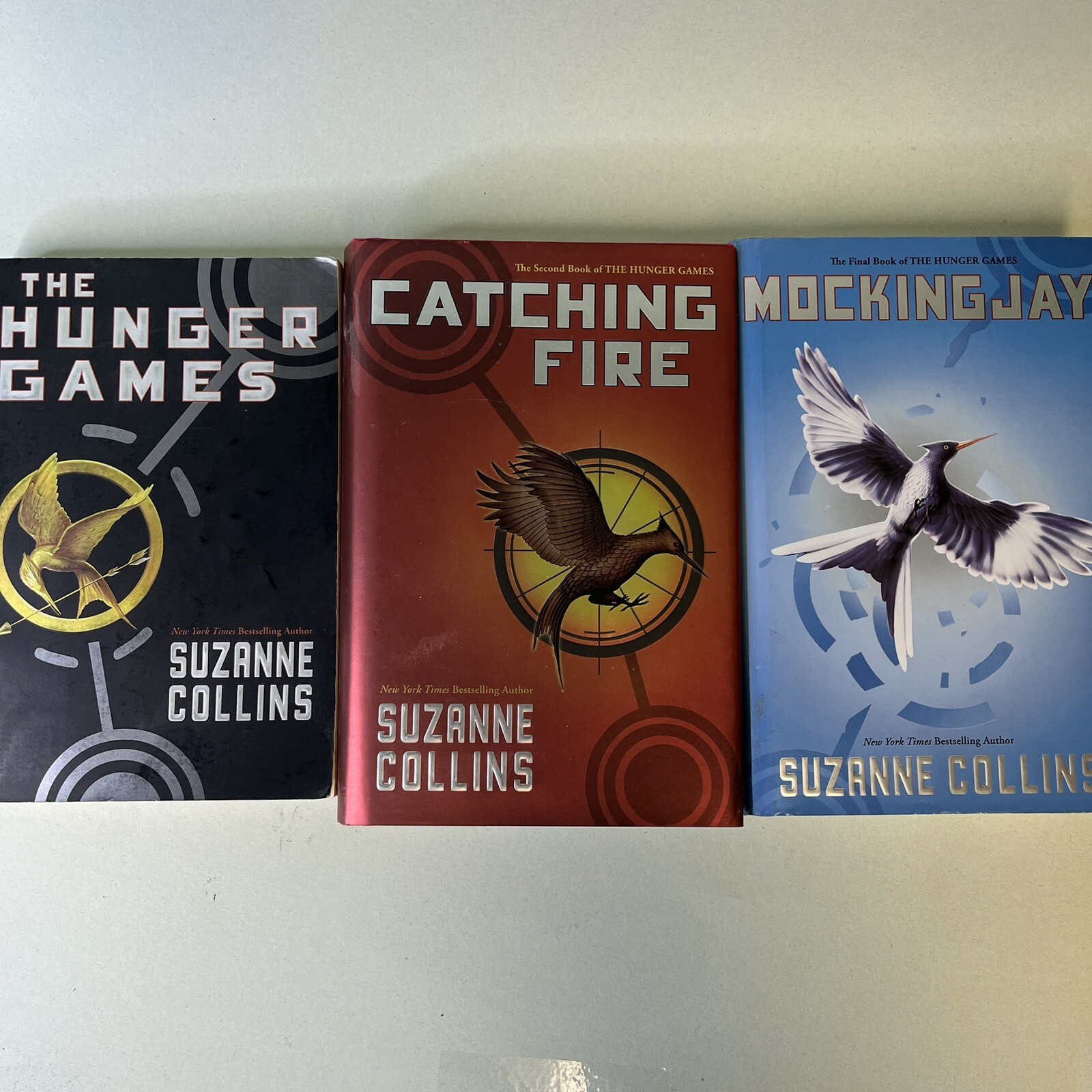 The Hunger Games Hard Cover Trilogy Complete Series Suzanne Collins Lot of 3 Set