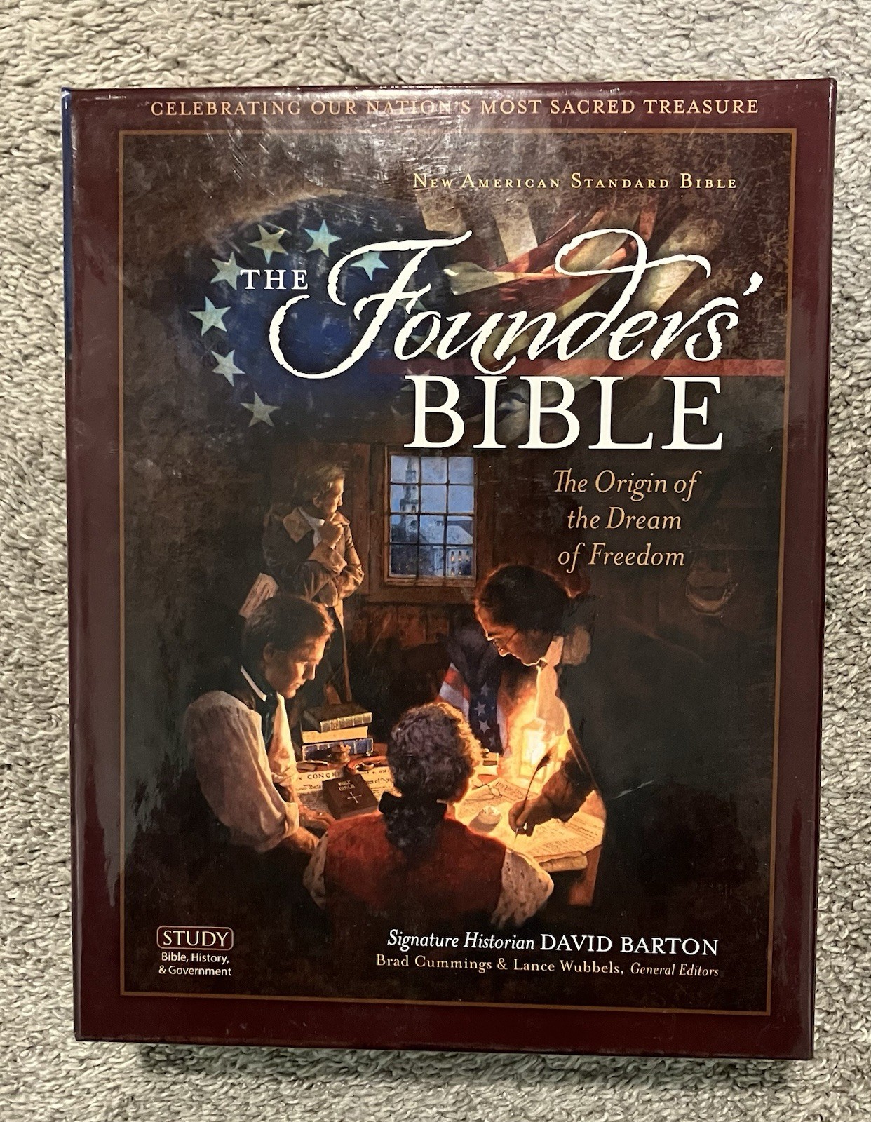 The Founder’s Bible NASB Genuine Leather by David Barton 2012 – Clean Text