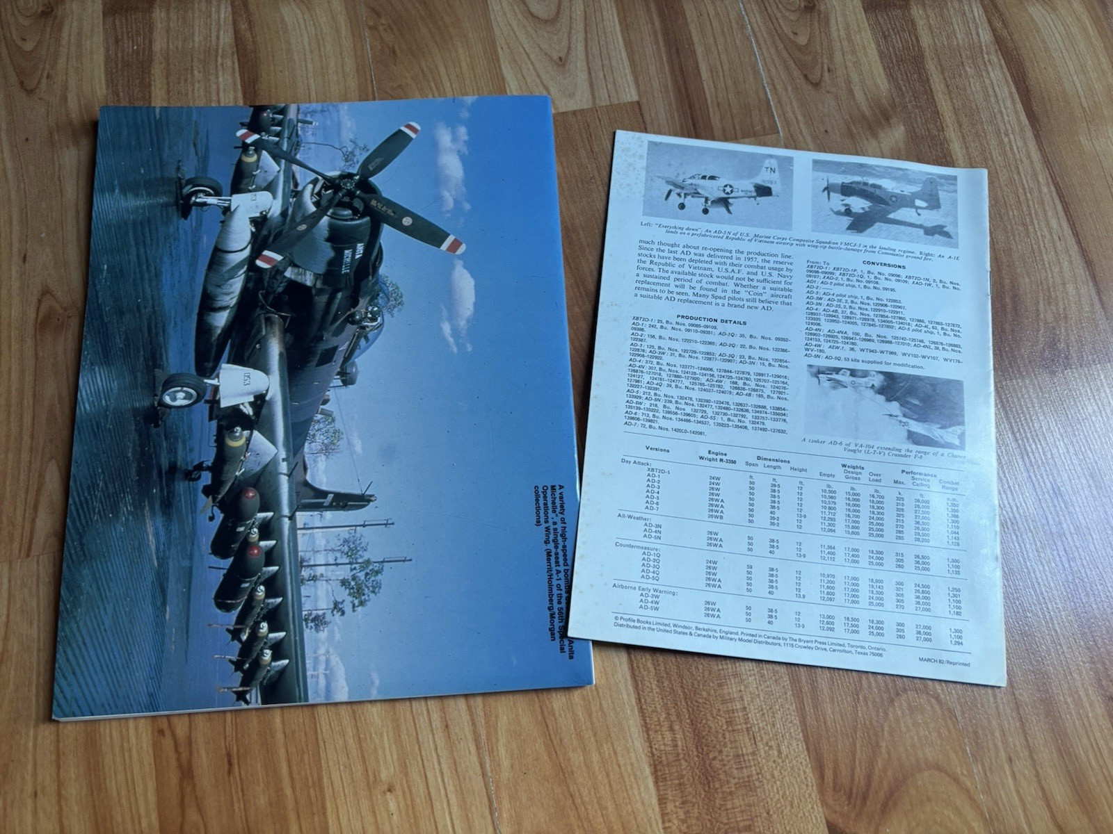 LOT McDonnell Douglas Military Aircraft Planes Skyraider Phantom Illustrated