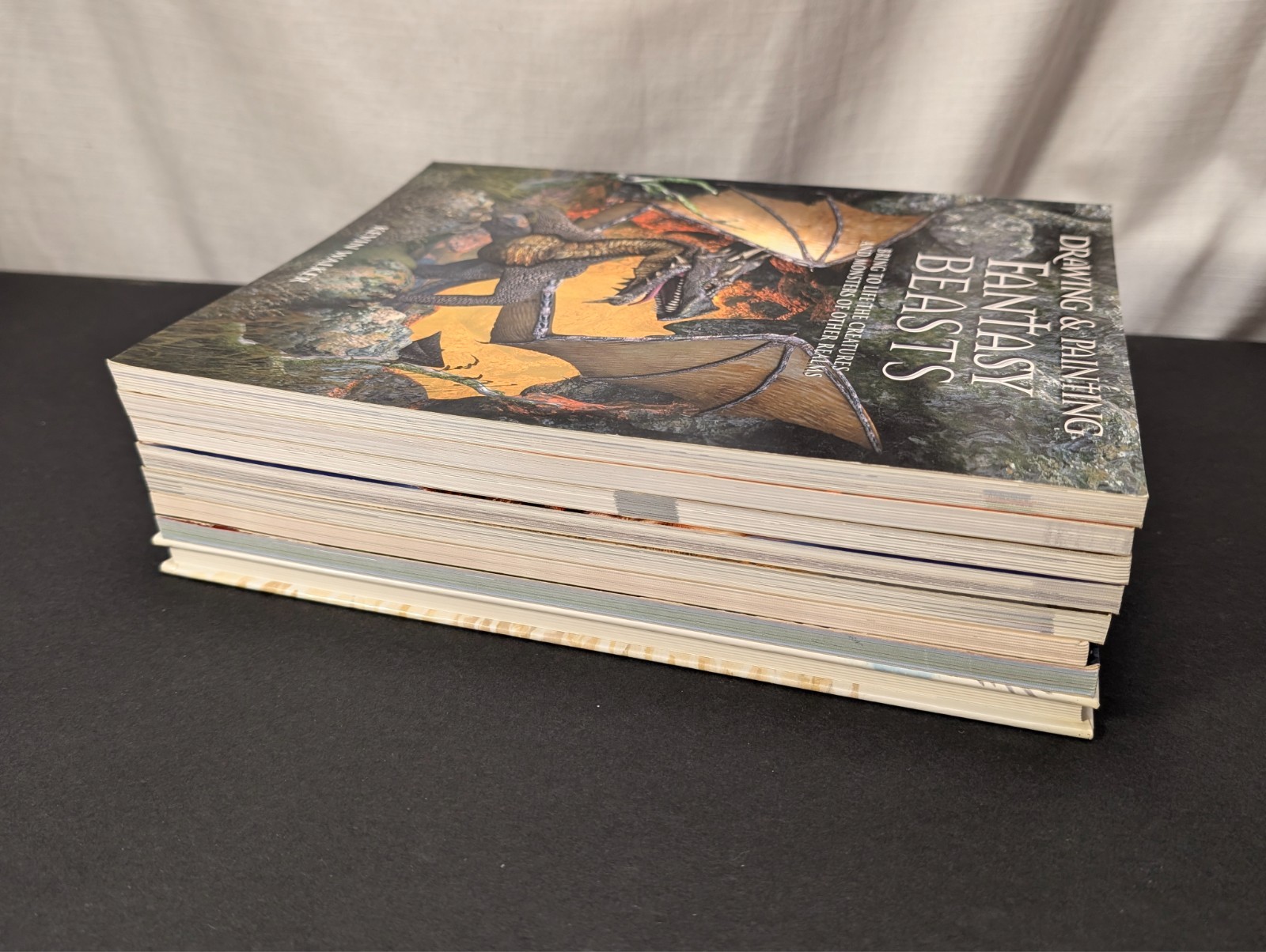 8x Lot of Fantasy Drawing & Painting Books, Barron’s & Impact, Patmore, Cowan