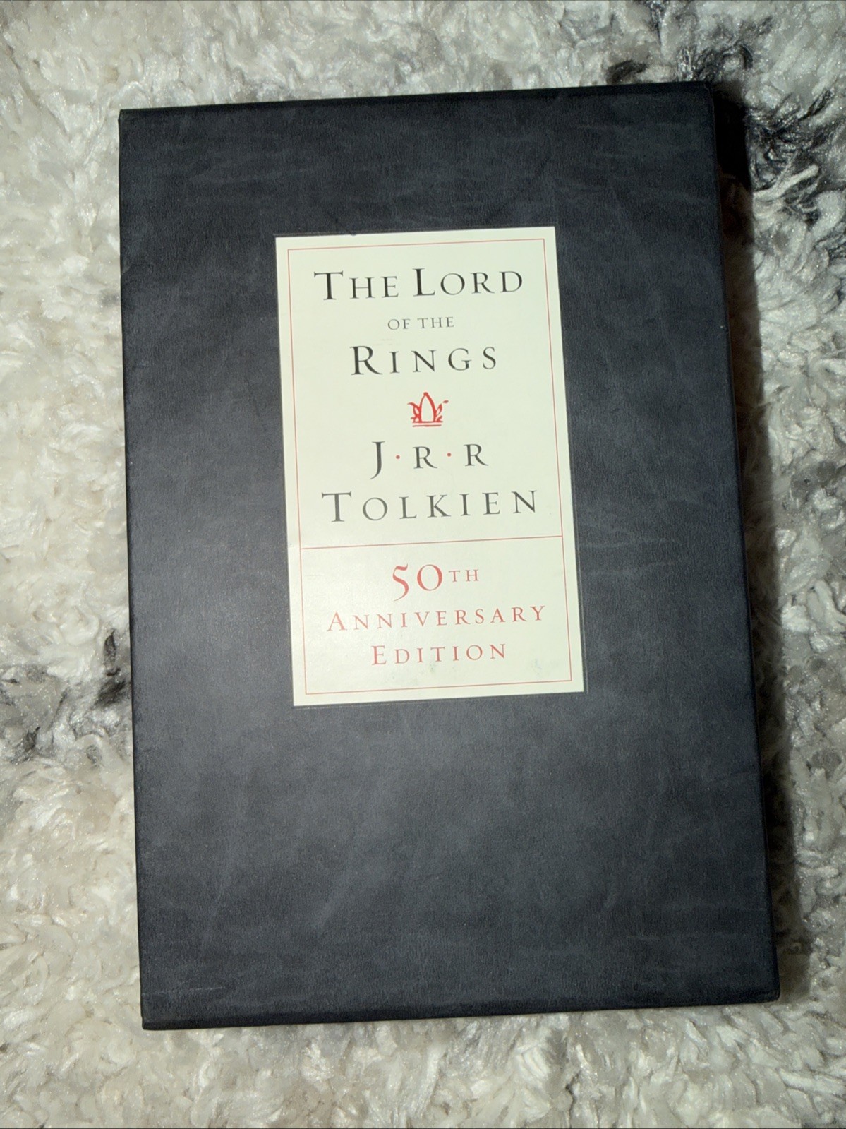 The Lord of The Rings Tolkien Trilogy 50th Anniversary Edition Like New w/Maps