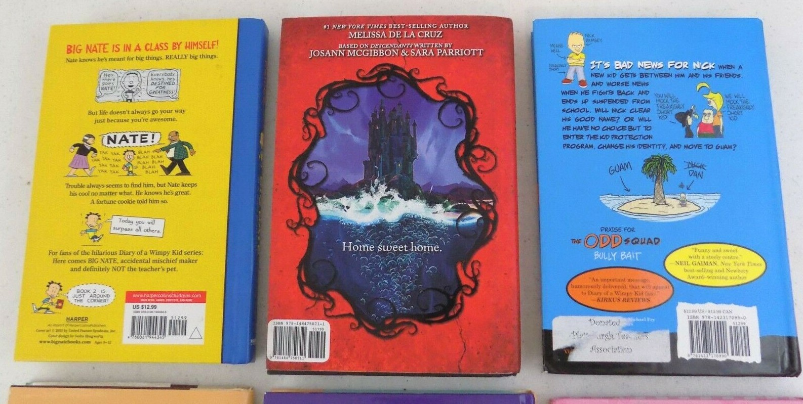 Lot Of 9 Misc. Children’s Books~Disney~Scholastic Press~The Wolf’s Boy~Swindle