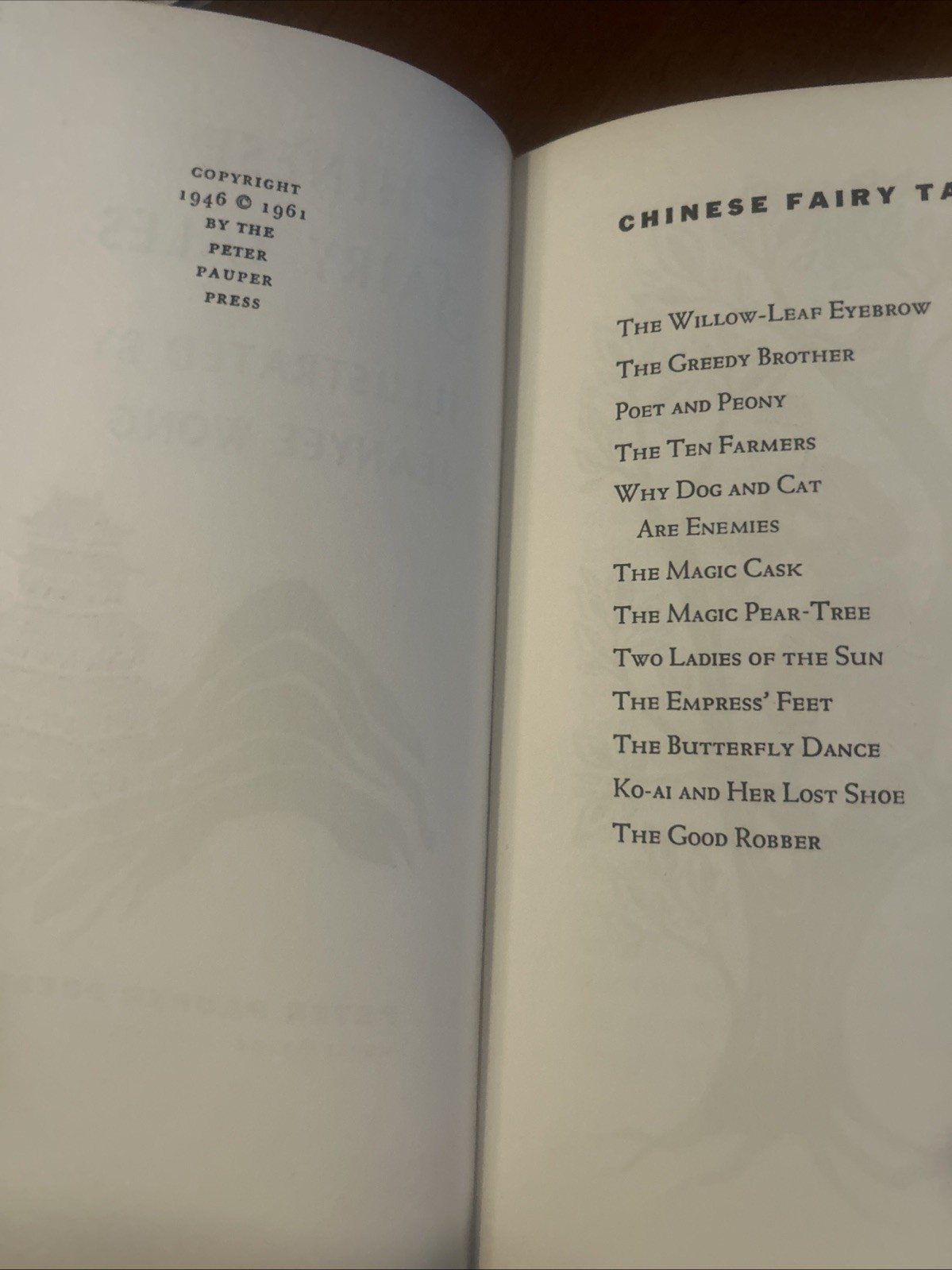 Lot Of 2 Chinese fairytales and Chinese nursery rhymes 1960s HCDJ VG+