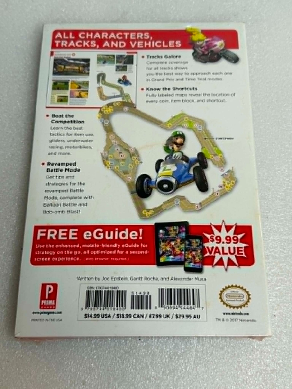 Mario Kart 8 Deluxe Prima Official Strategy Nintendo Switch Book (New)