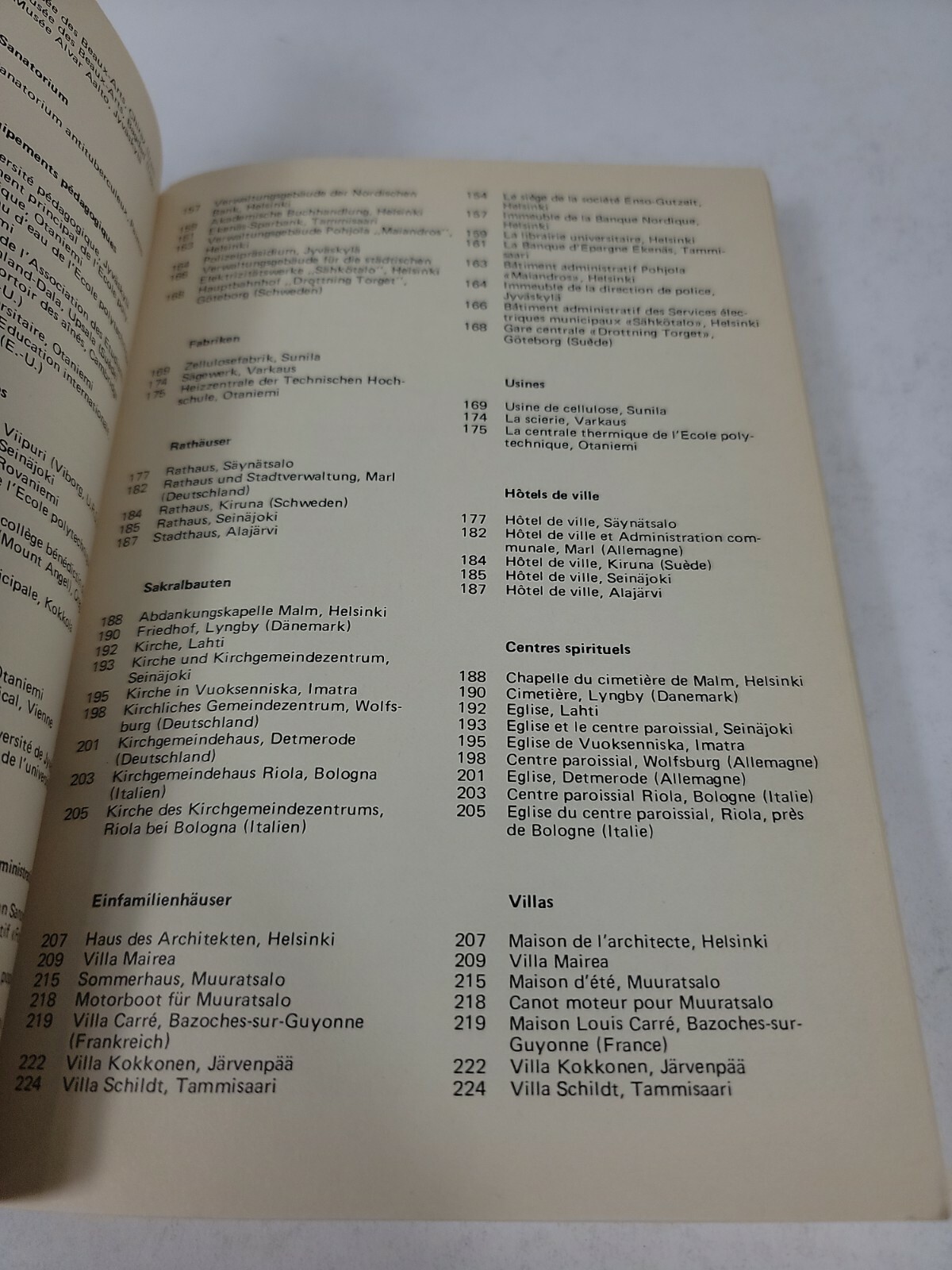 Alvar Aalto Studio Paperback By Karl Fleig German French 1979