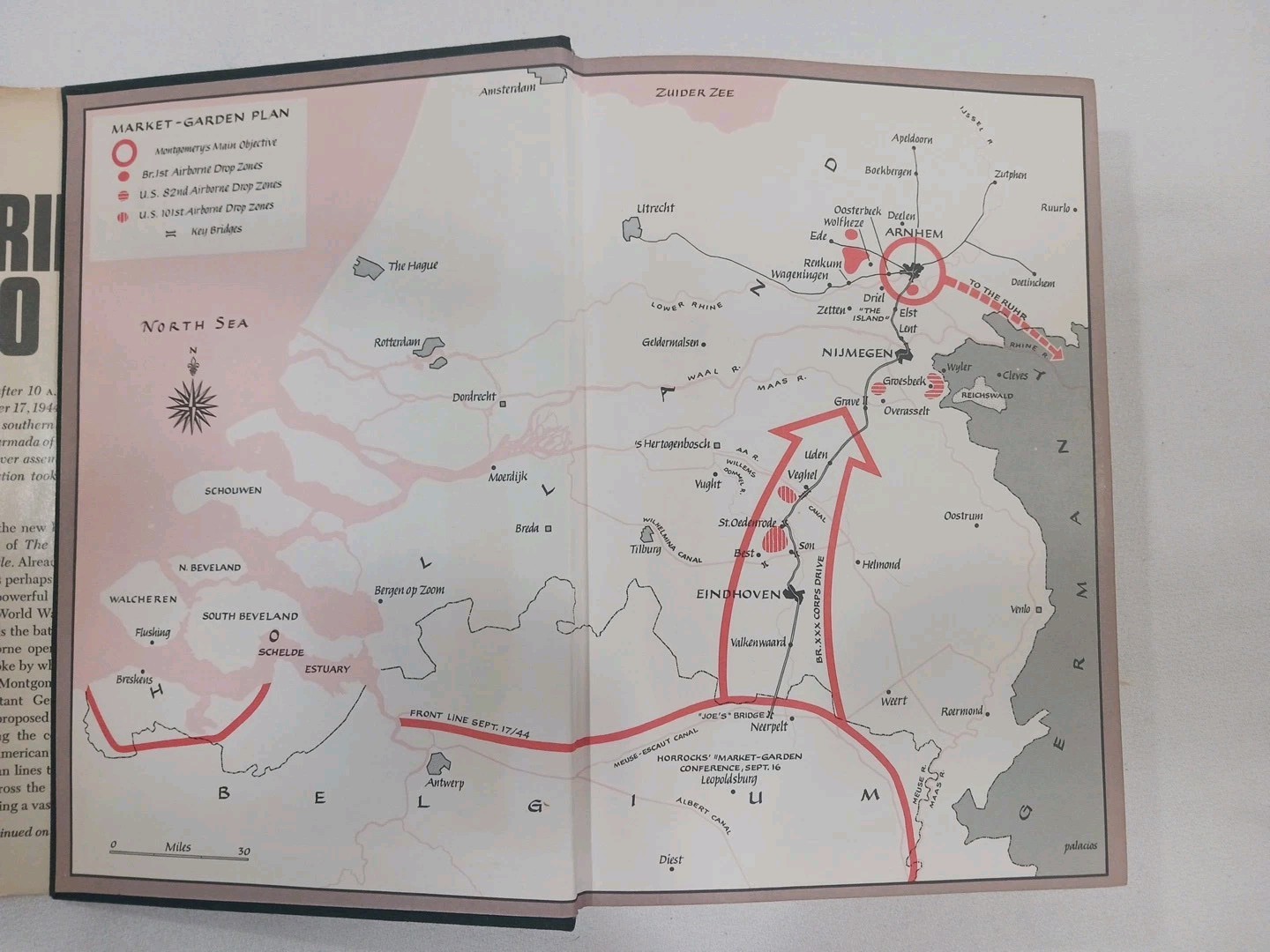 A Bridge Too Far Cornelius Ryan 1974 HC First Edition 1st Printing WW2 History
