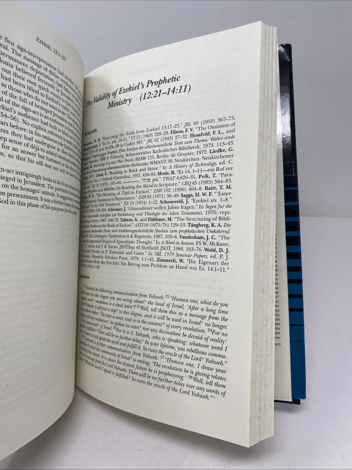 Ezekiel 1–19 Word Biblical Commentary Vol 28 (1994, HC/DJ) Allen Unmarked Pages